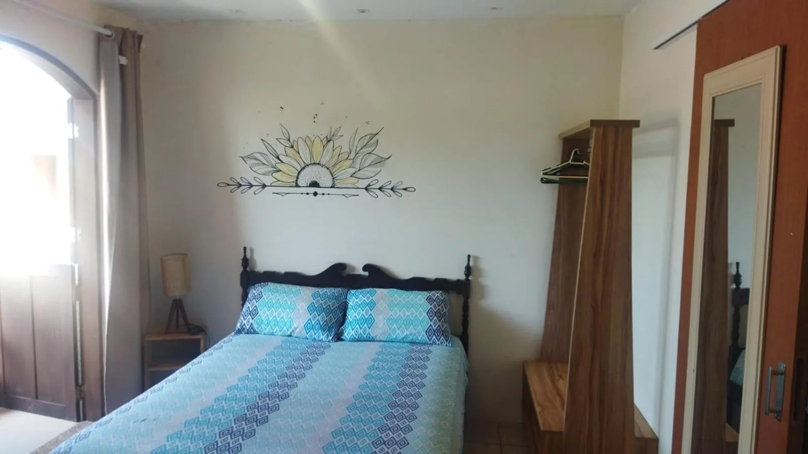 Bed in Pousada Primavera