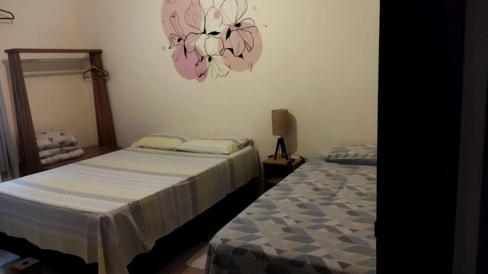 Bed in Pousada Primavera