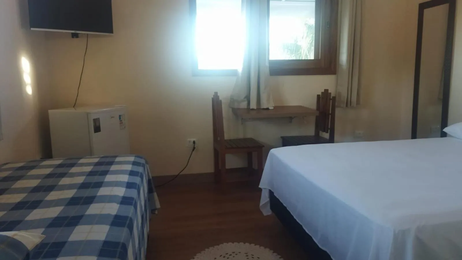 Bed in Pousada Primavera