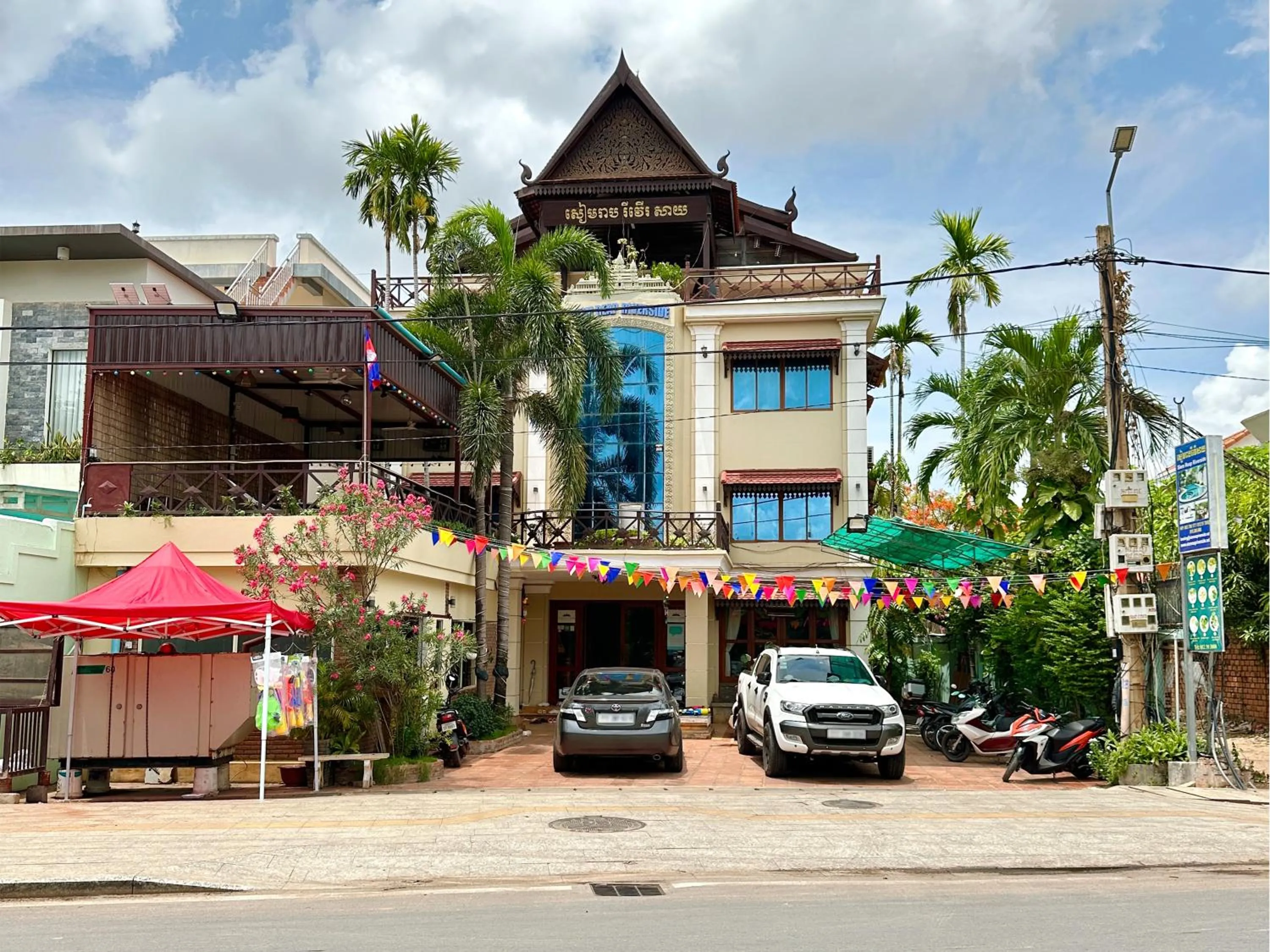 Property building in Siem Reap Riverside Hotel