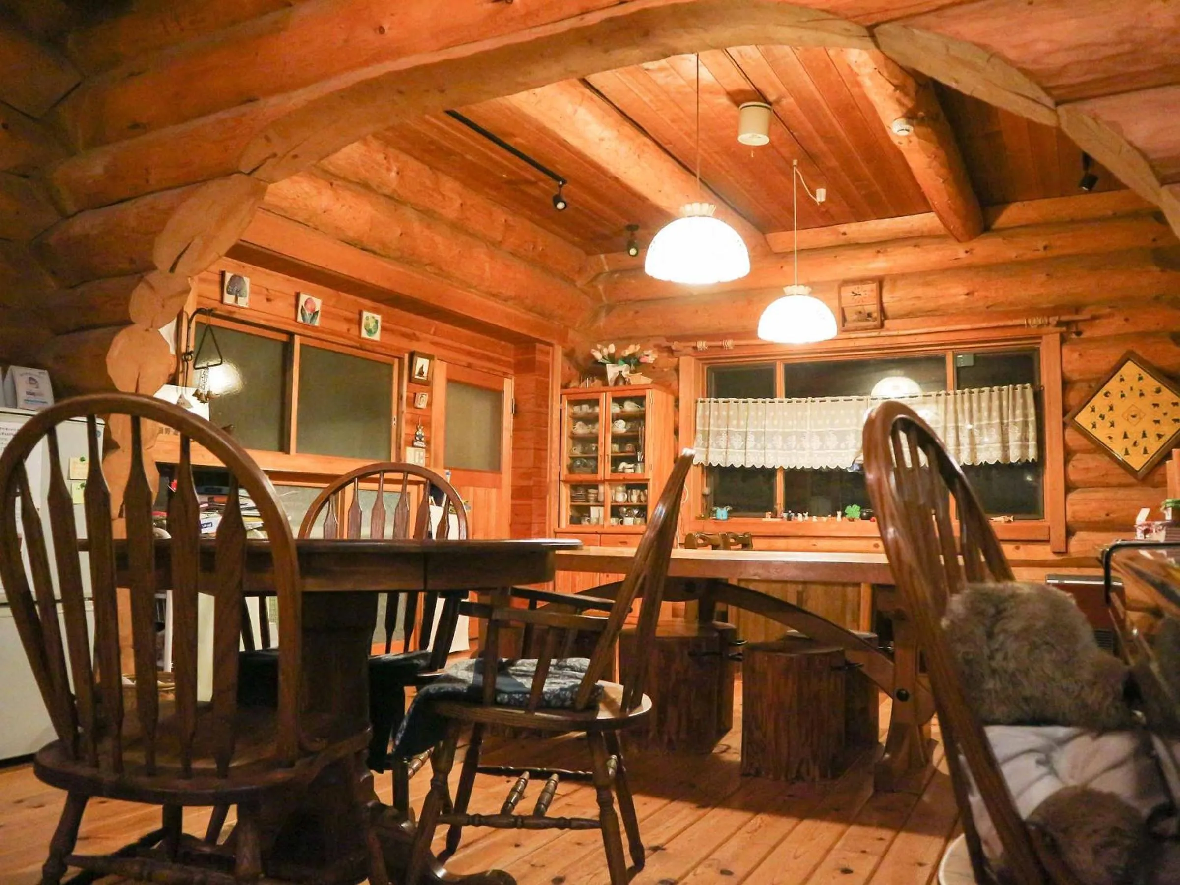 Area and facilities in Canadian Loghouse Inn AzuminoYujin