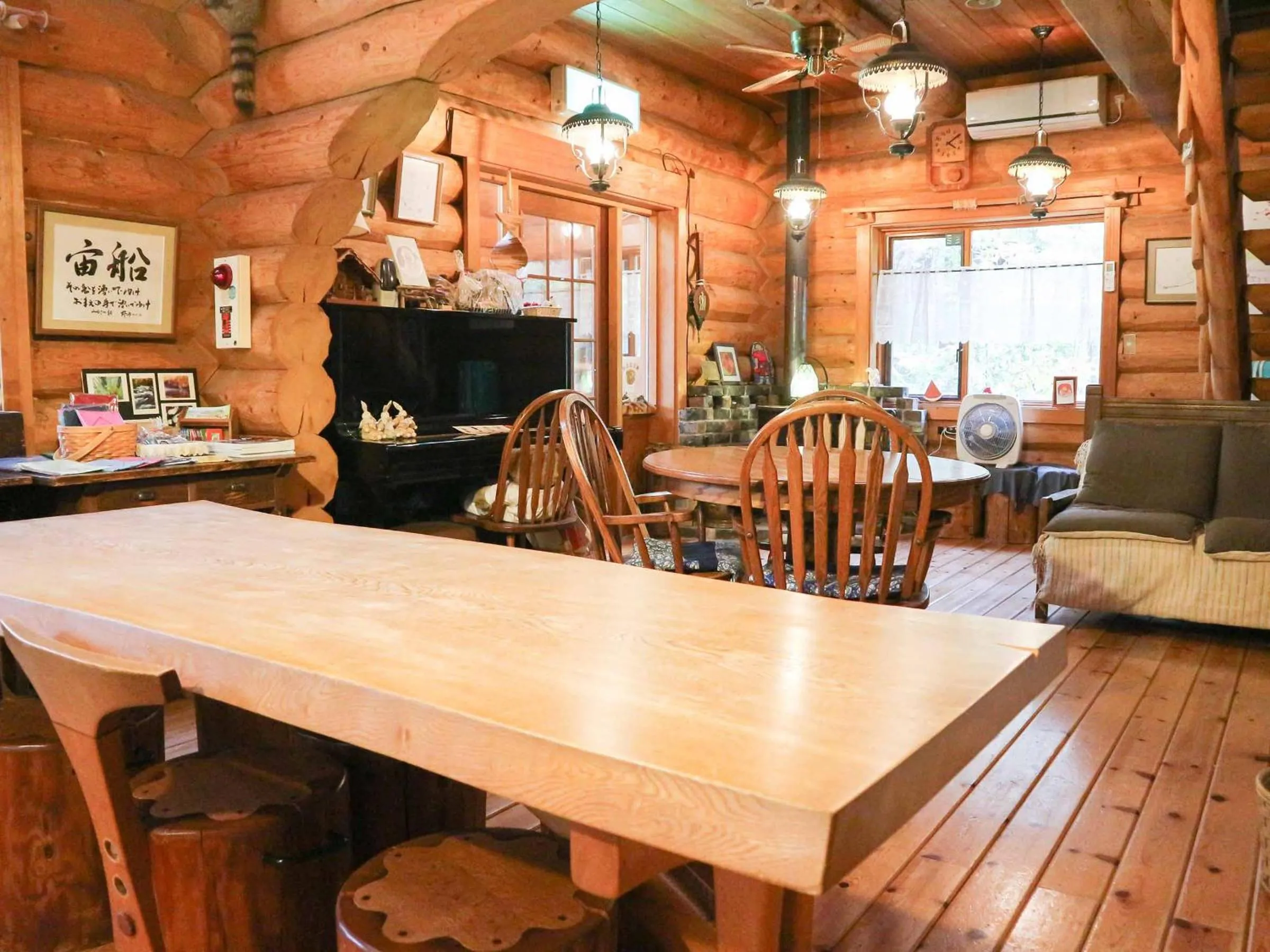 Area and facilities in Canadian Loghouse Inn AzuminoYujin