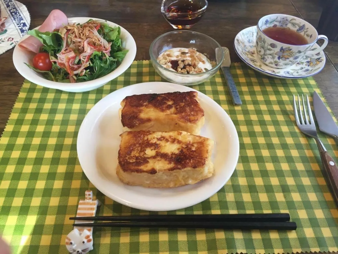 Breakfast in Canadian Loghouse Inn AzuminoYujin