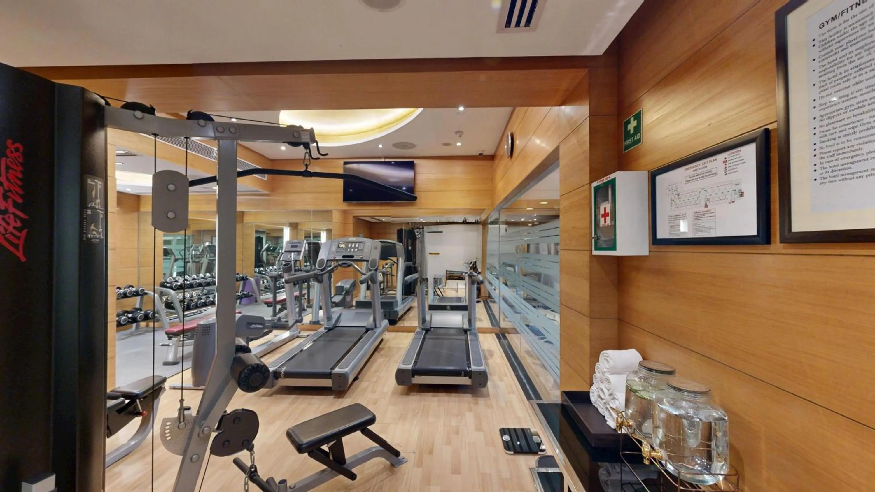 Fitness centre/facilities in Radisson Blu Marina Hotel Connaught Place