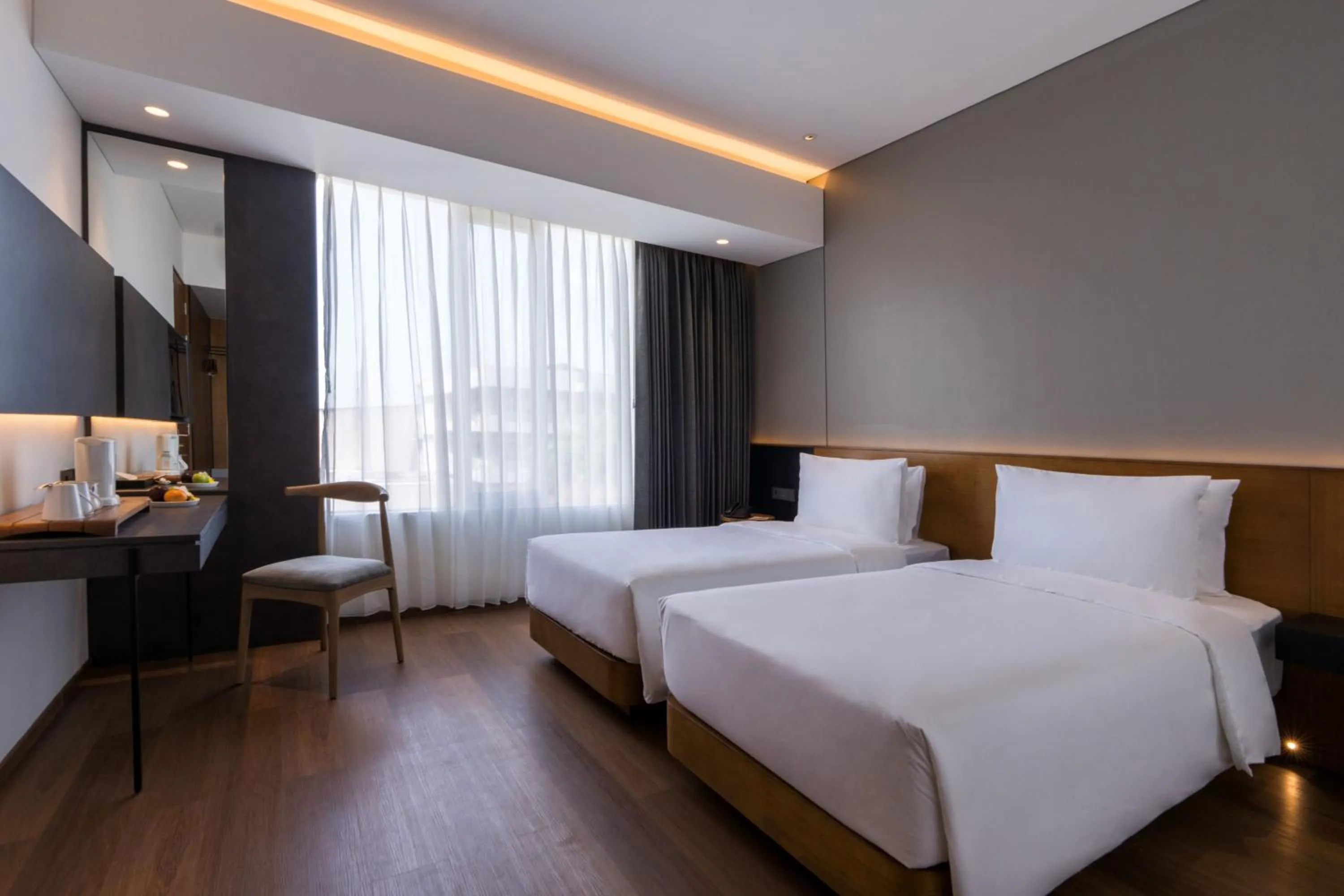 Bedroom, Bed in Hotel Santika Bangka