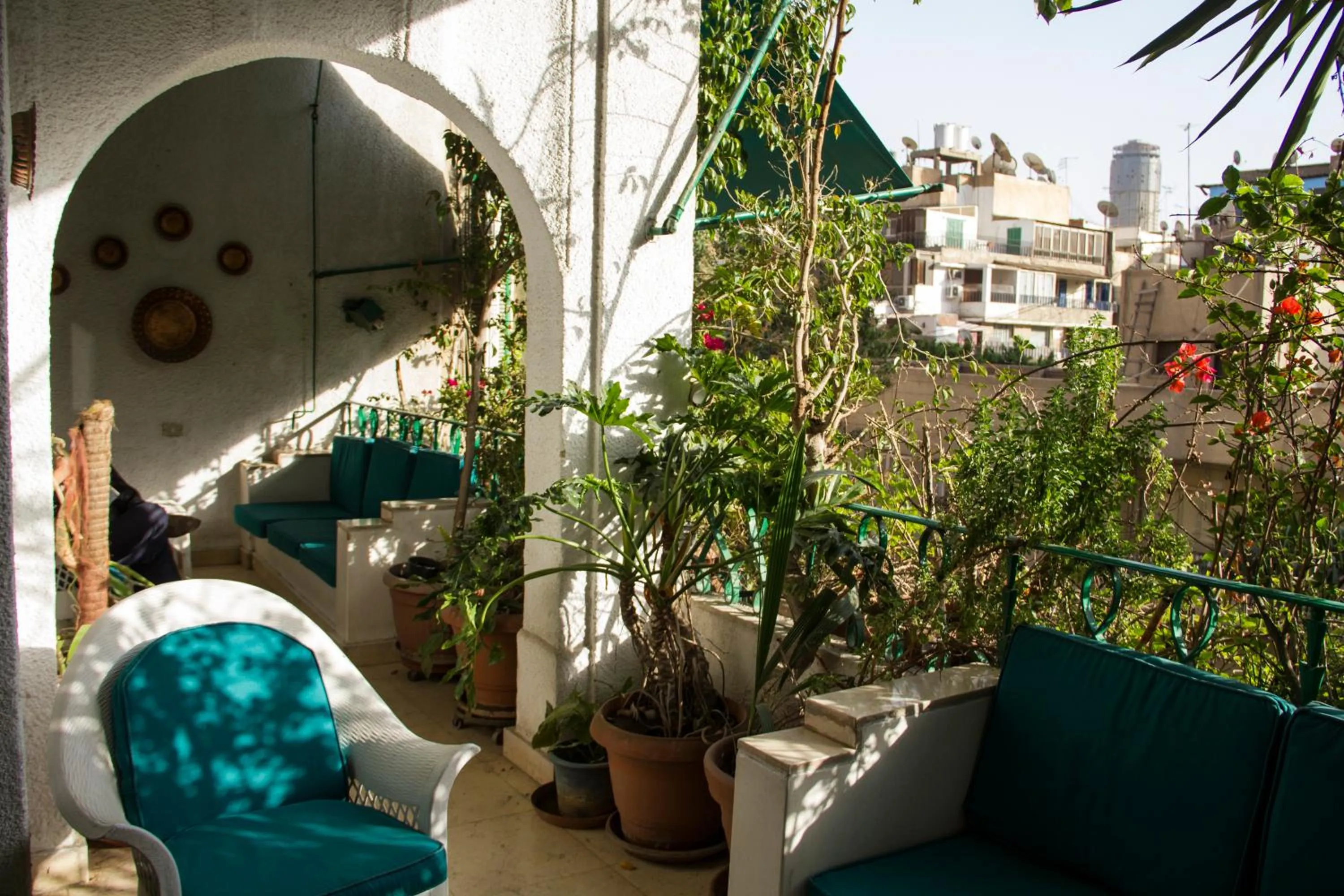 Balcony/Terrace in Horus House Hotel Zamalek