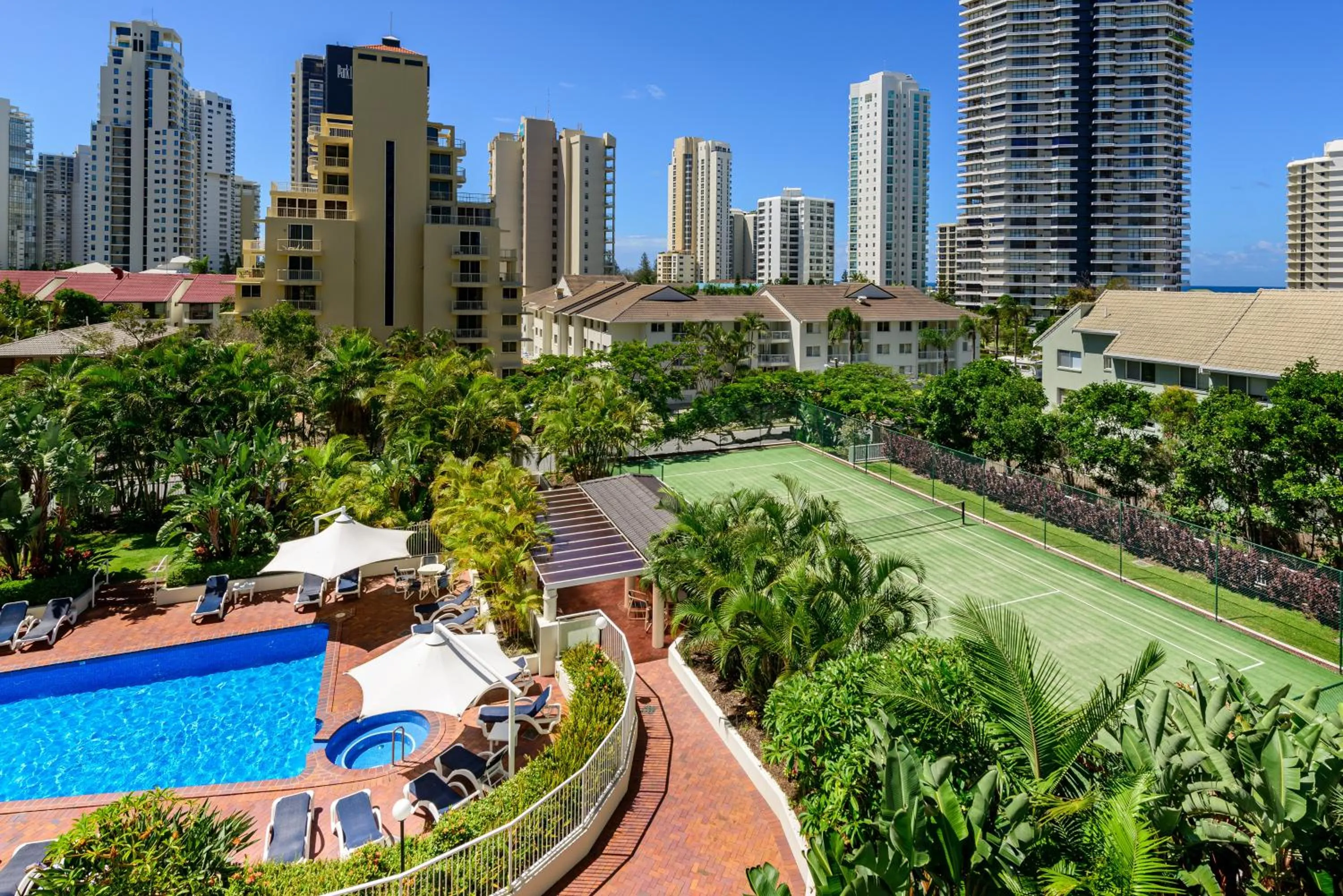 Garden in The Crest Apartments