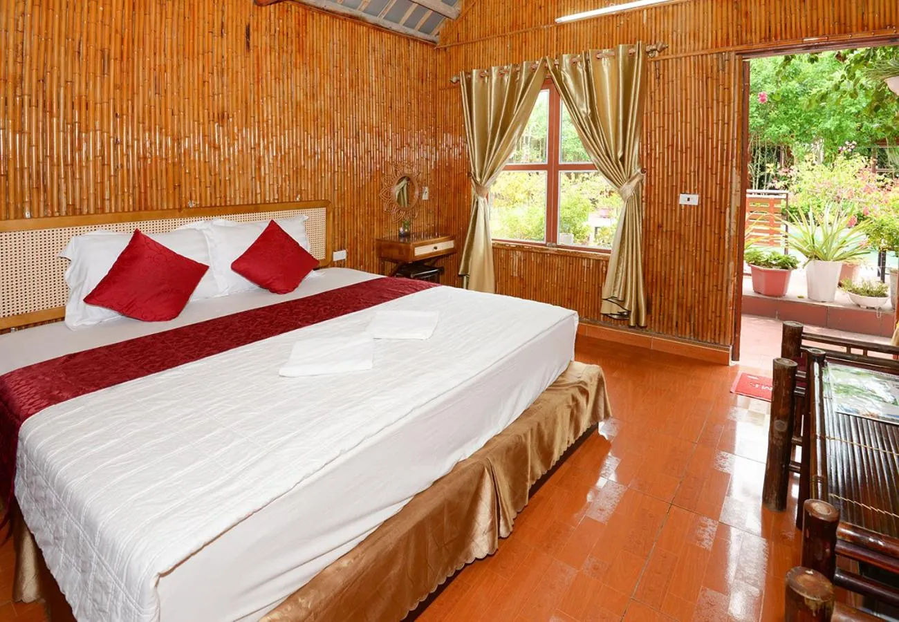 Bed in Tam Coc Garden Homestay