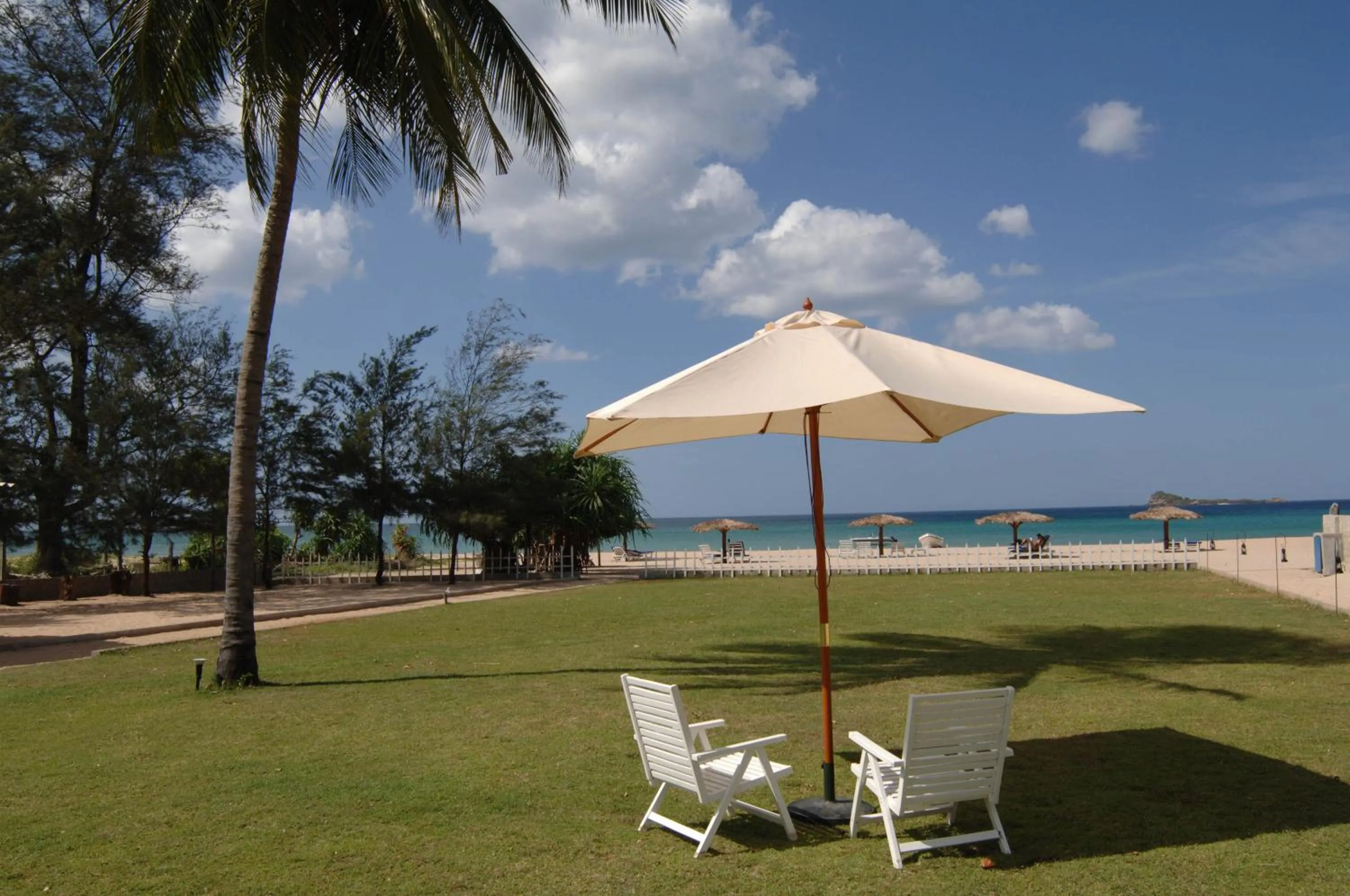 sunbed in Pigeon Island Beach Resort and Spa