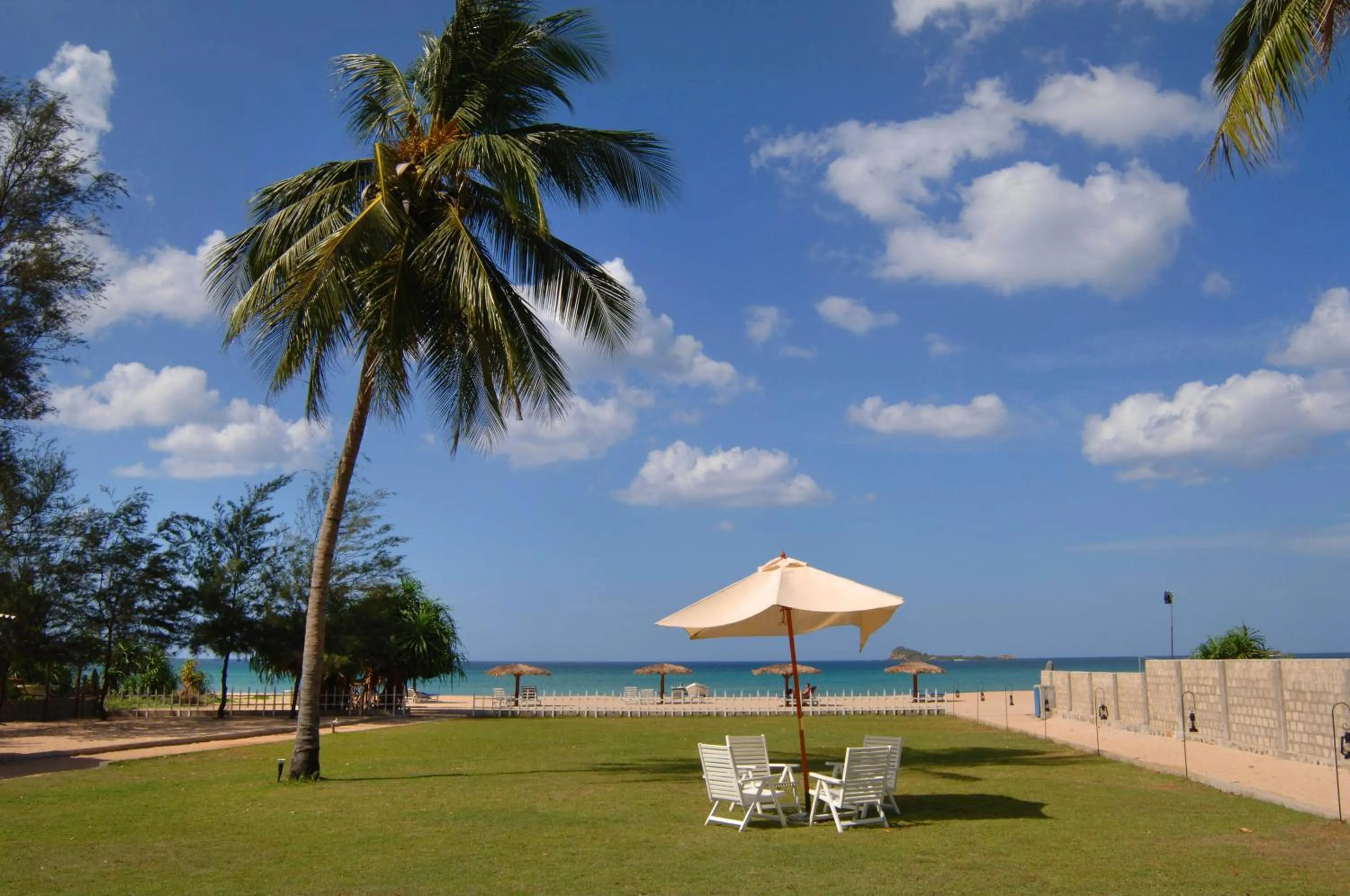 sunbed in Pigeon Island Beach Resort and Spa
