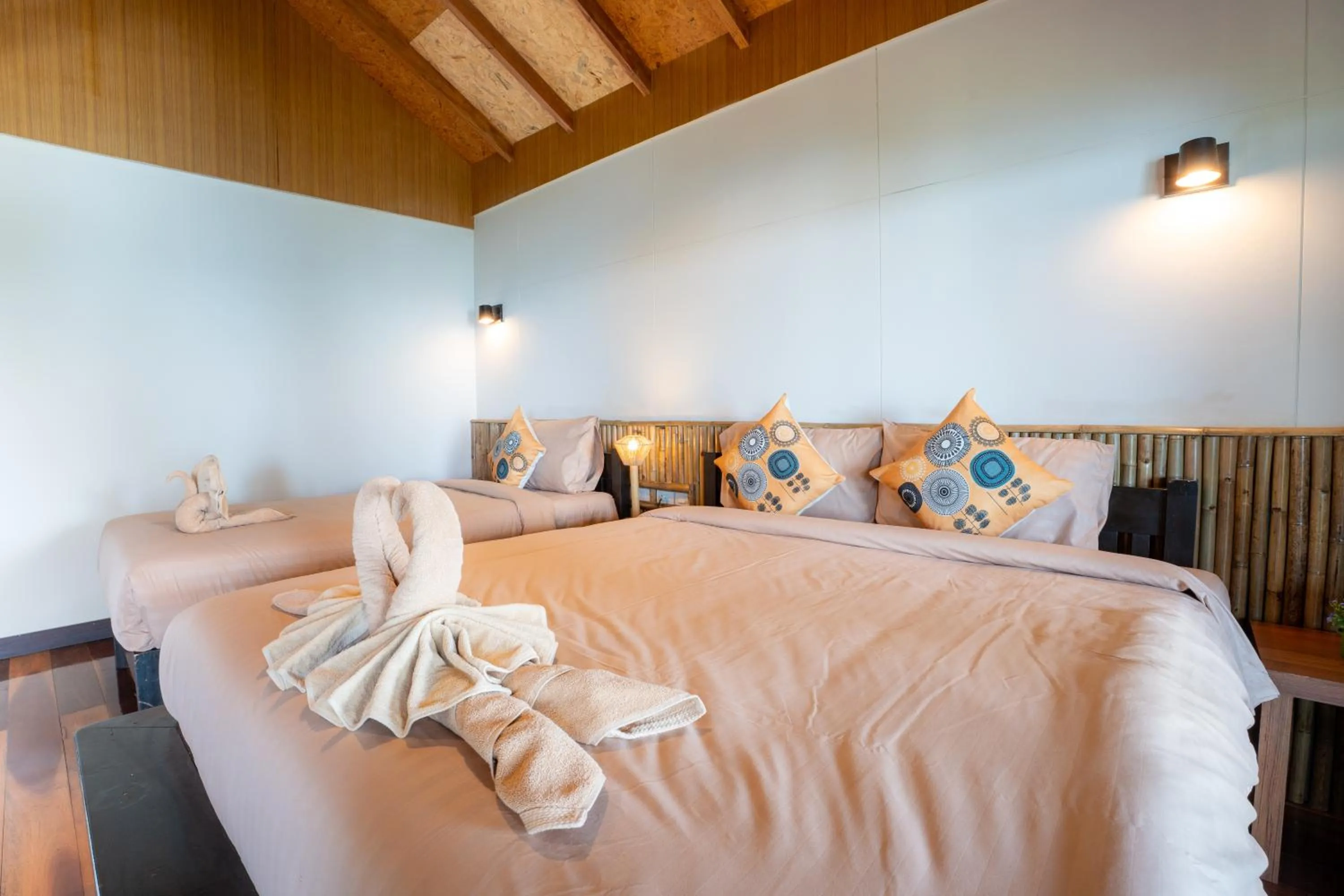 Bed in Relax Bay Beach Resort