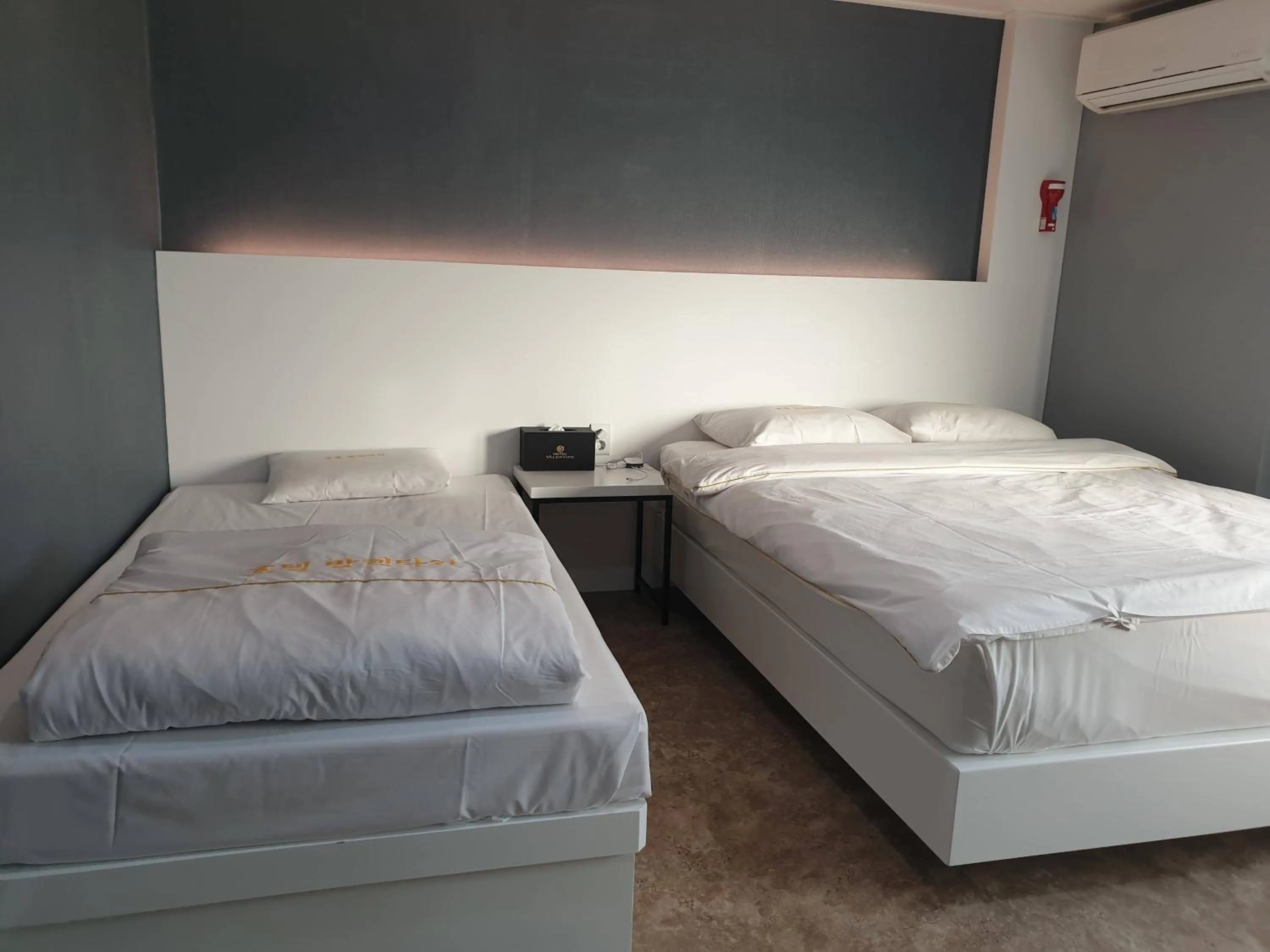 Bed in Hotel Valentine Gyeongju