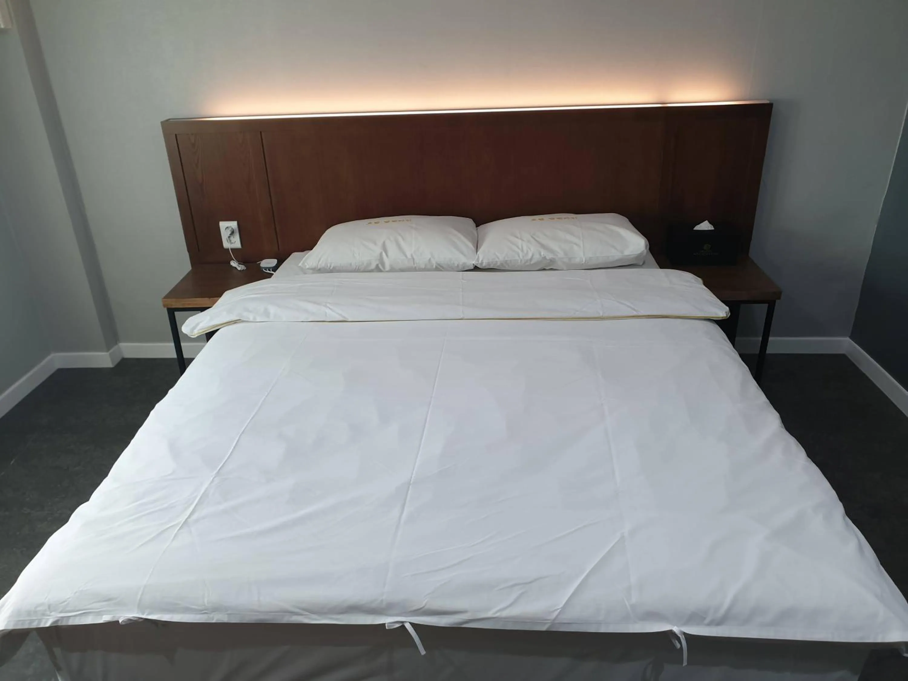 Bed in Hotel Valentine Gyeongju