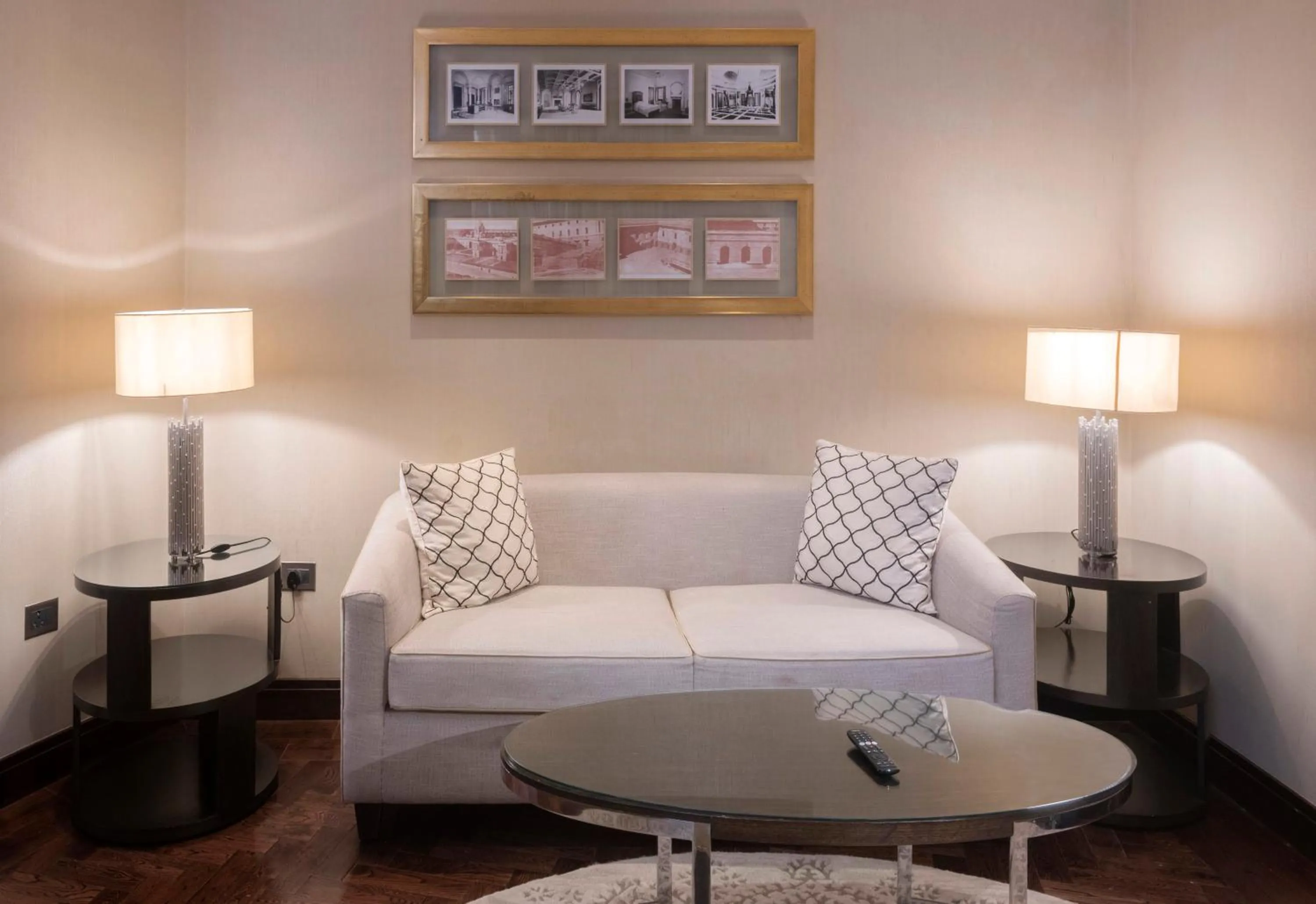 Seating area in The Claridges New Delhi
