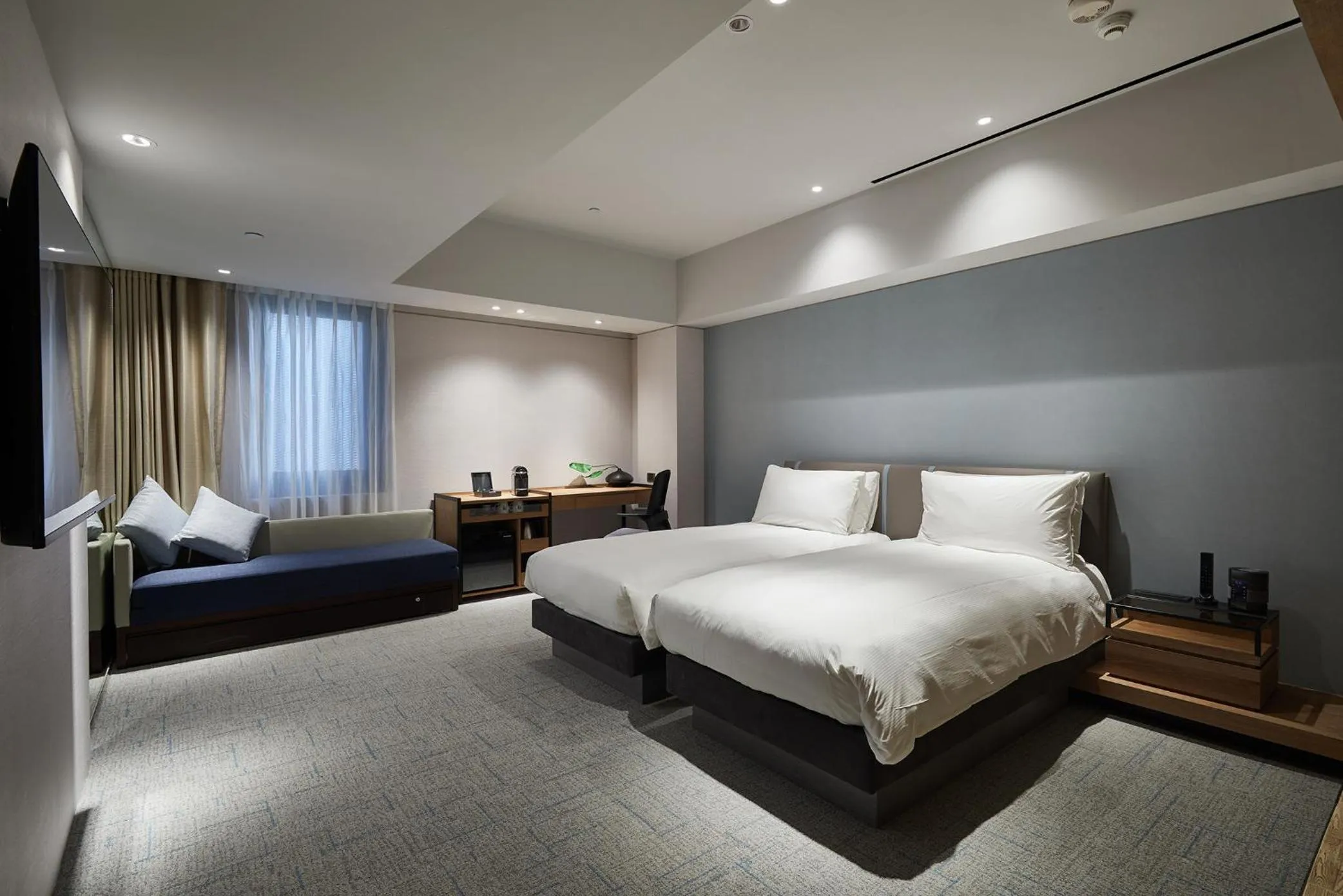 Bed in K Hotel Taipei Nanjing