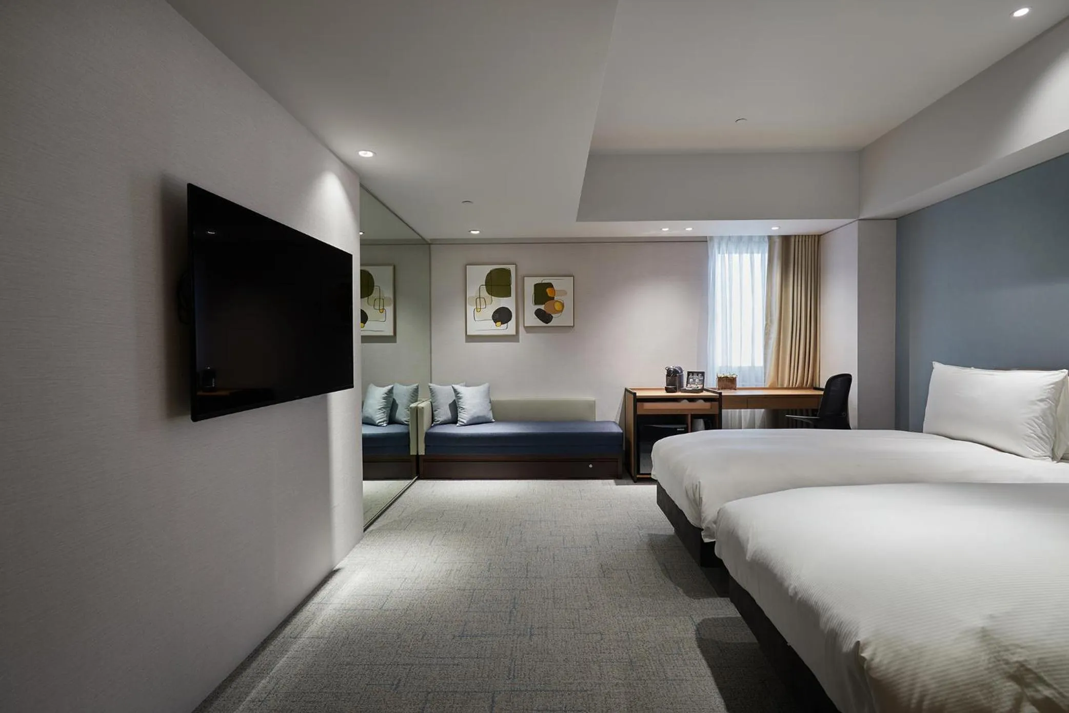 On site, Bed in K Hotel Taipei Nanjing