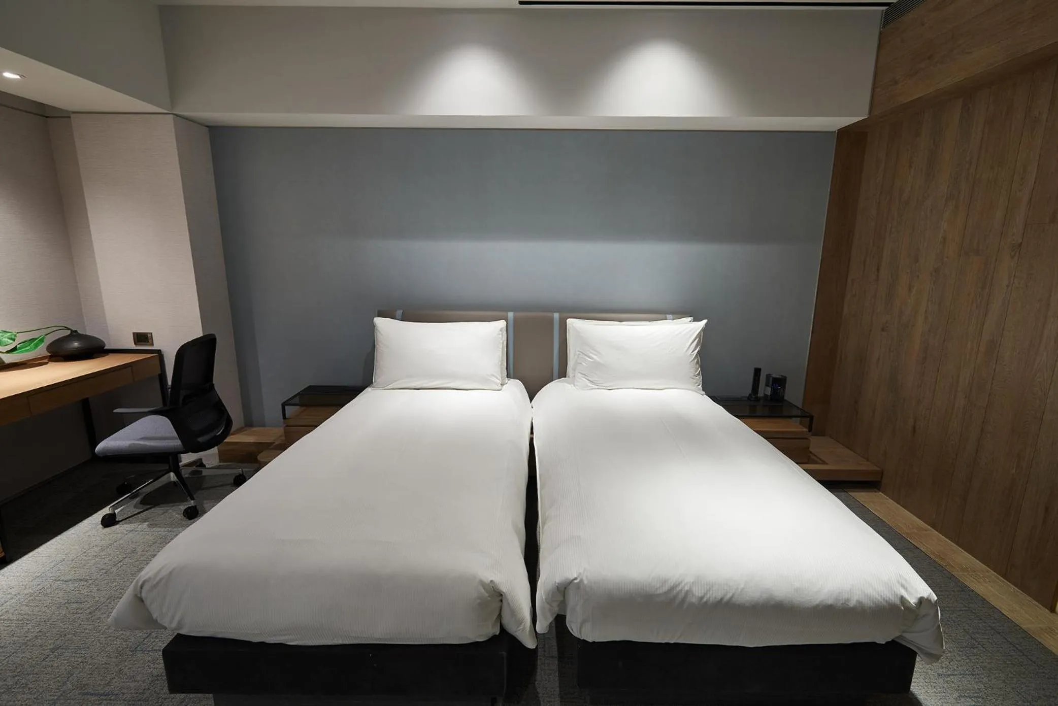 Bed in K Hotel Taipei Nanjing