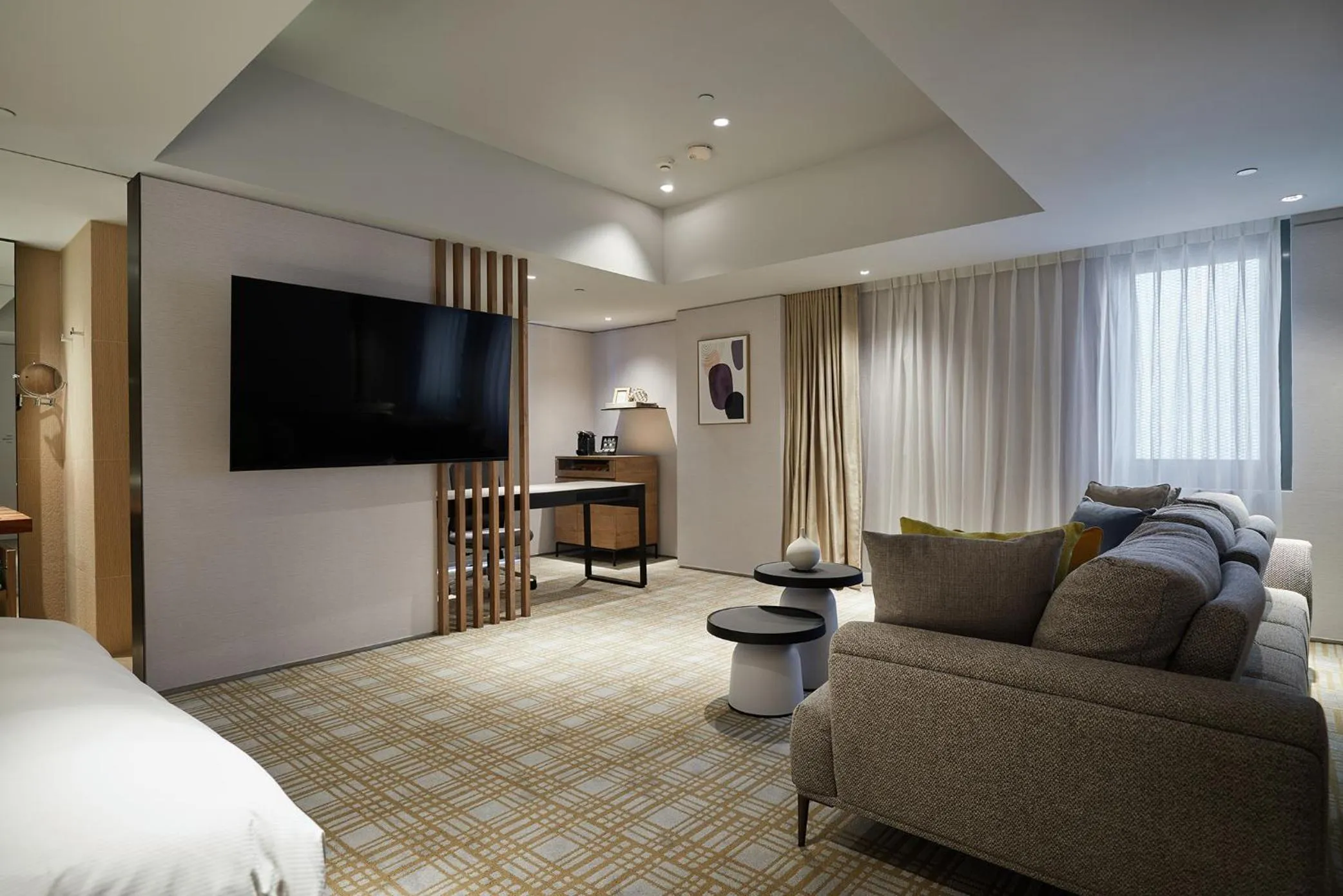 Photo of the whole room, Bed in K Hotel Taipei Nanjing