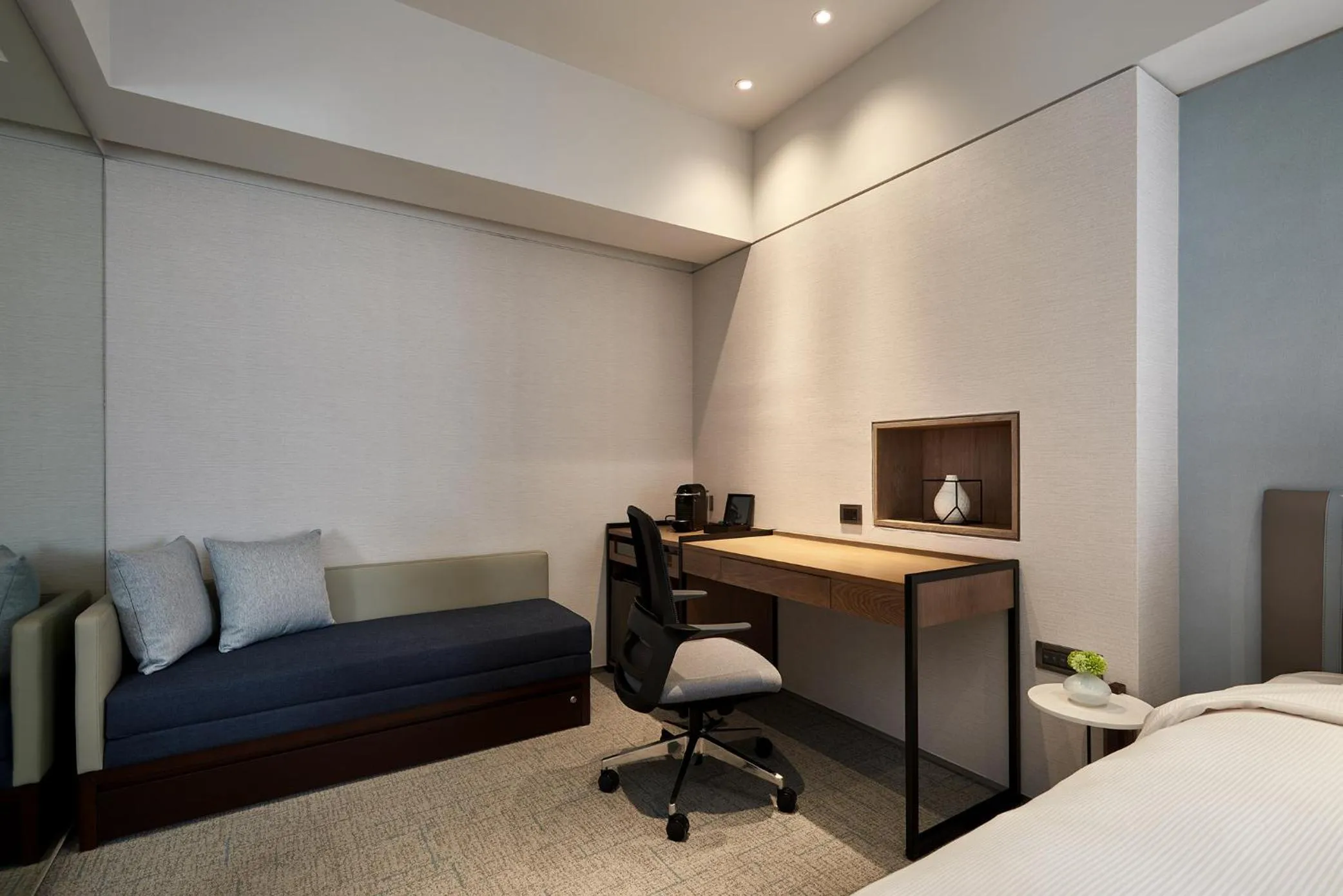 On site, Bed in K Hotel Taipei Nanjing