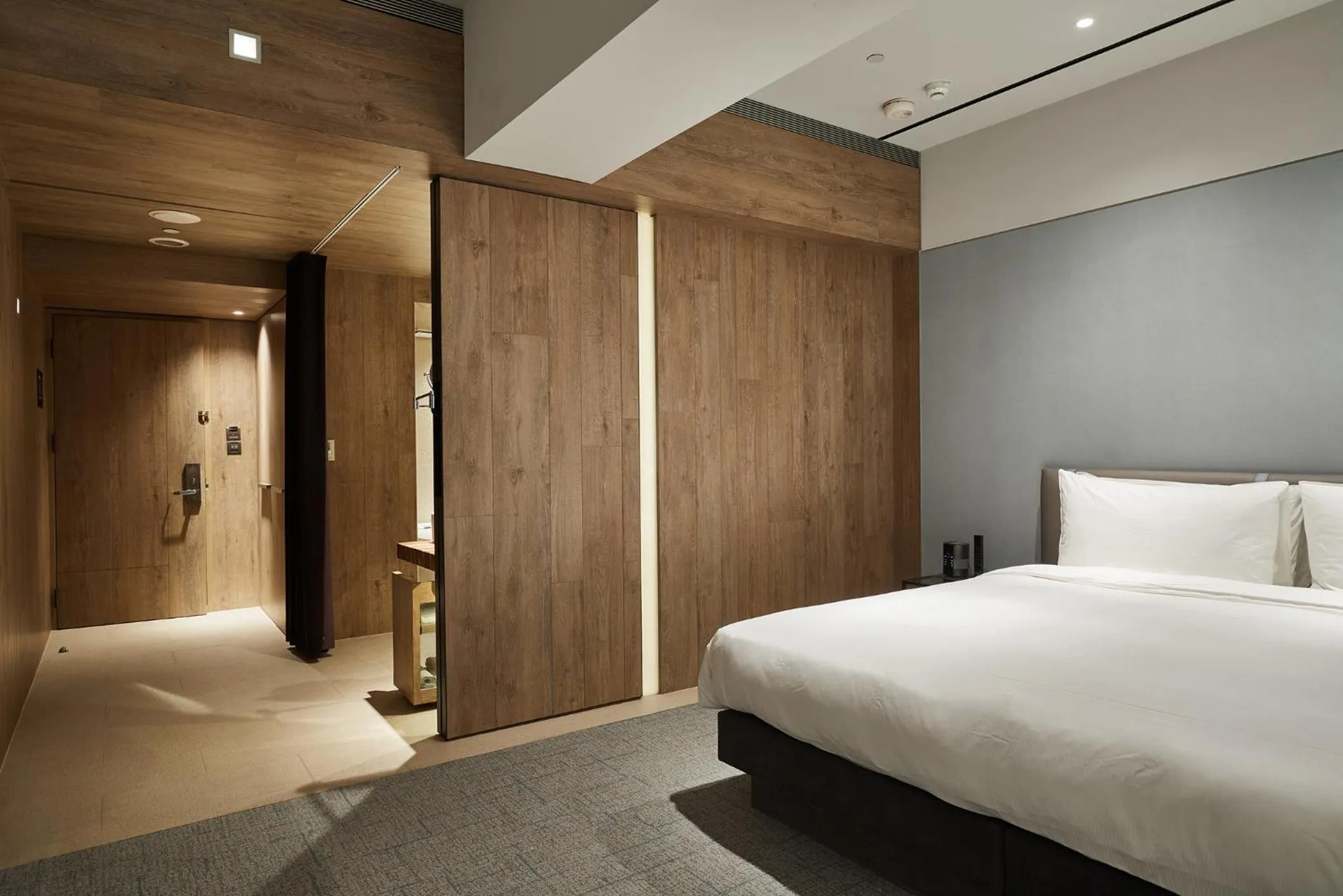 Bed in K Hotel Taipei Nanjing