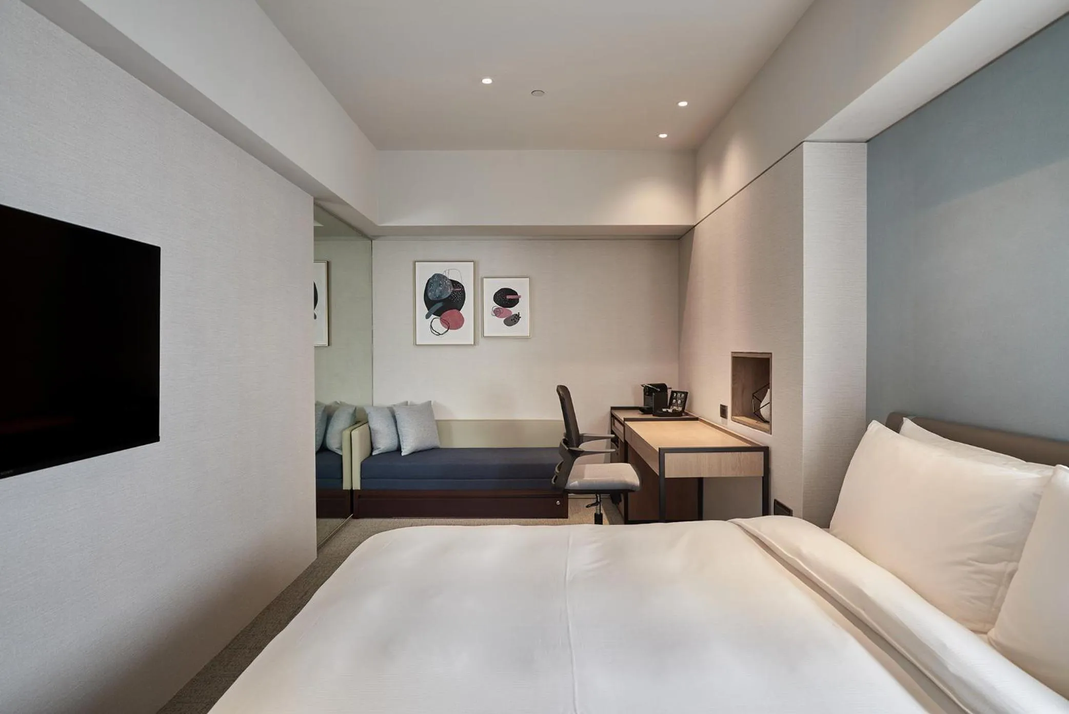 On site, Bed in K Hotel Taipei Nanjing