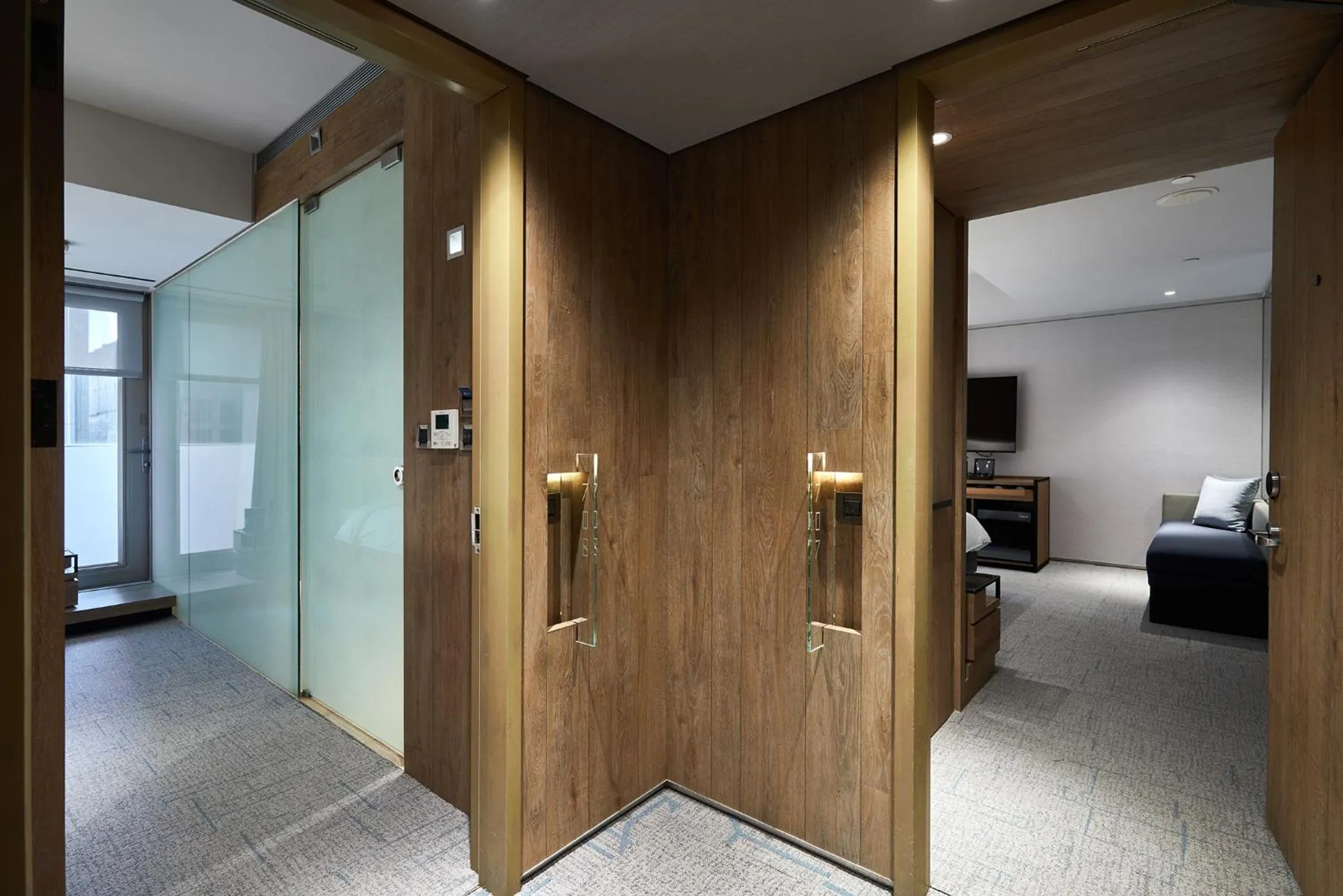 Bed in K Hotel Taipei Nanjing