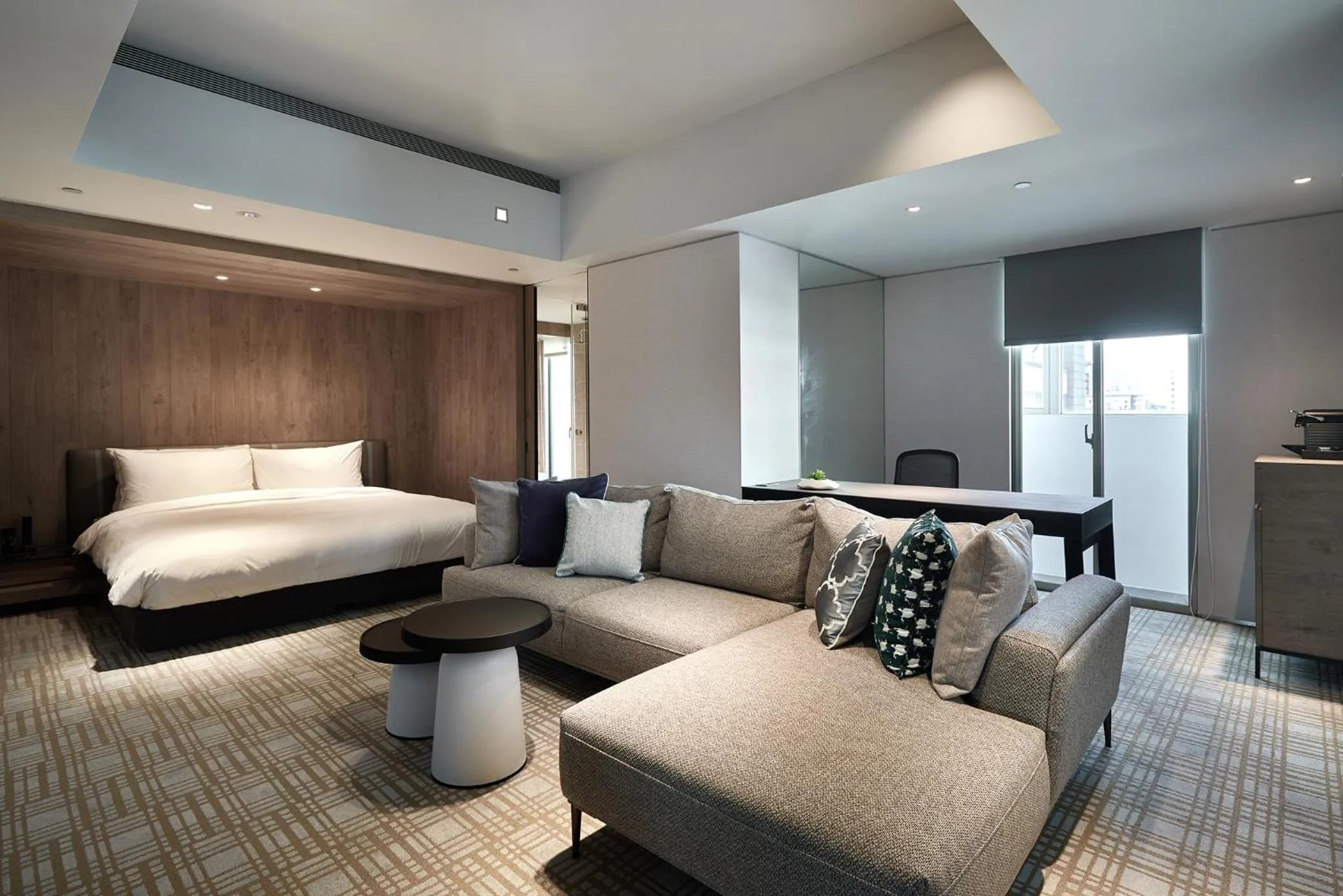 Photo of the whole room, Bed in K Hotel Taipei Nanjing