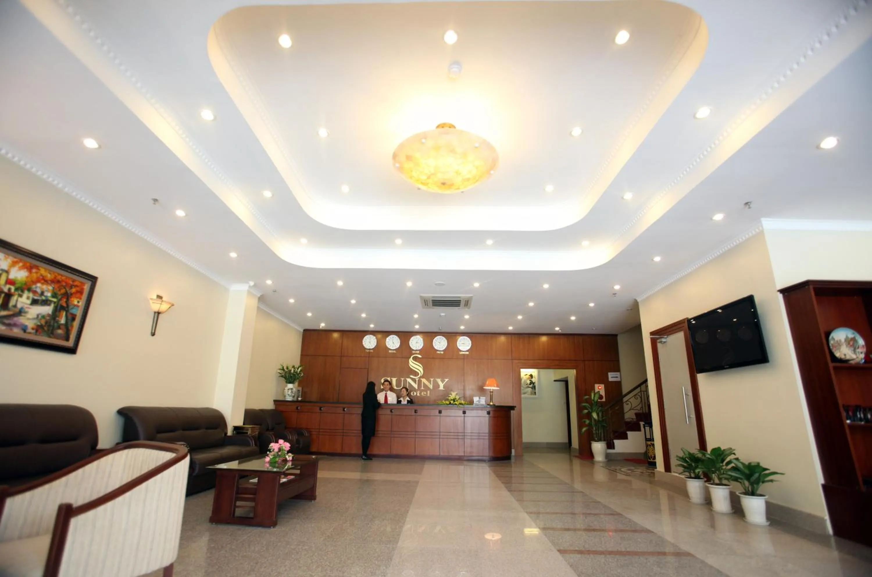 Lobby or reception in Sunny 3 Hotel