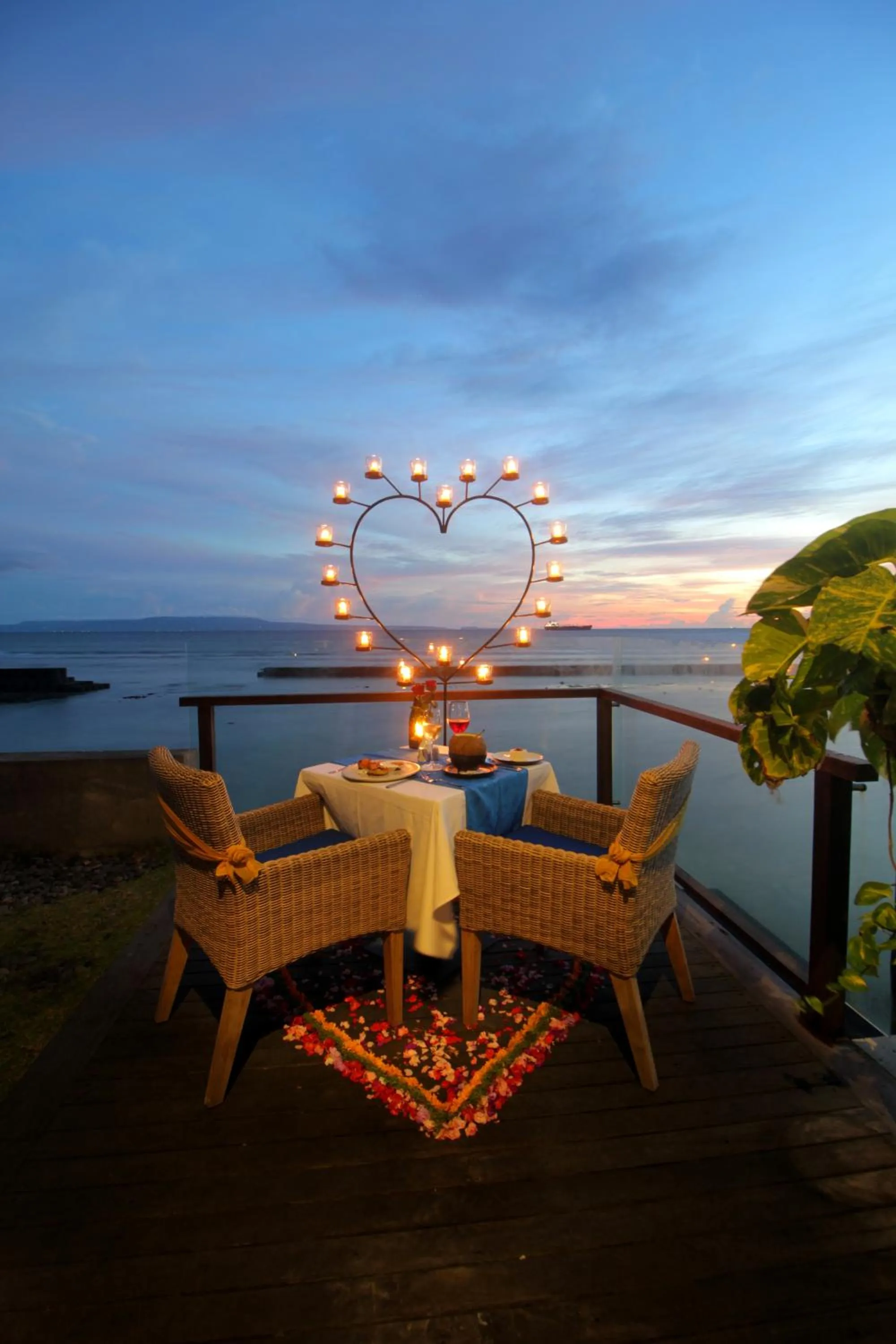 Dining area in Sagara Candidasa by AHM