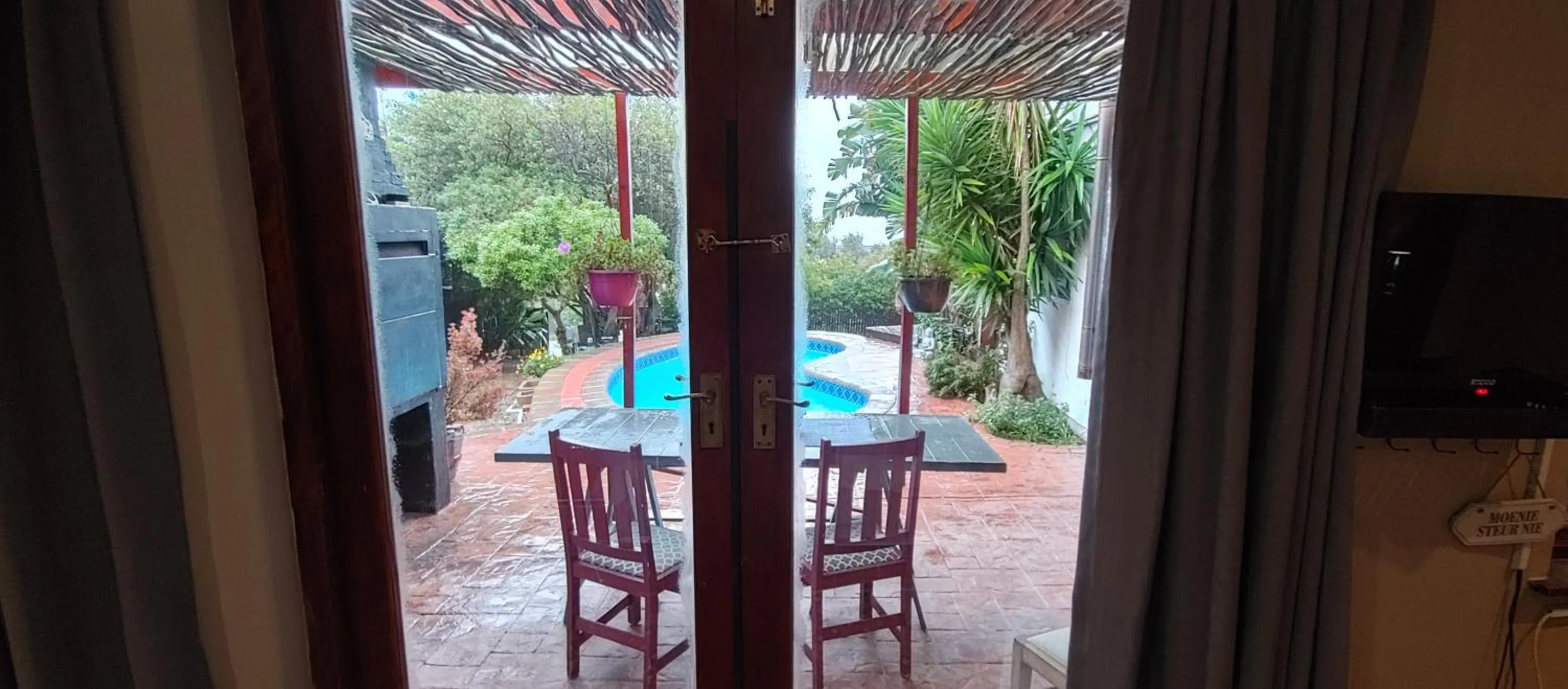 Pool view in Happy Homes - Imhoffs Gift