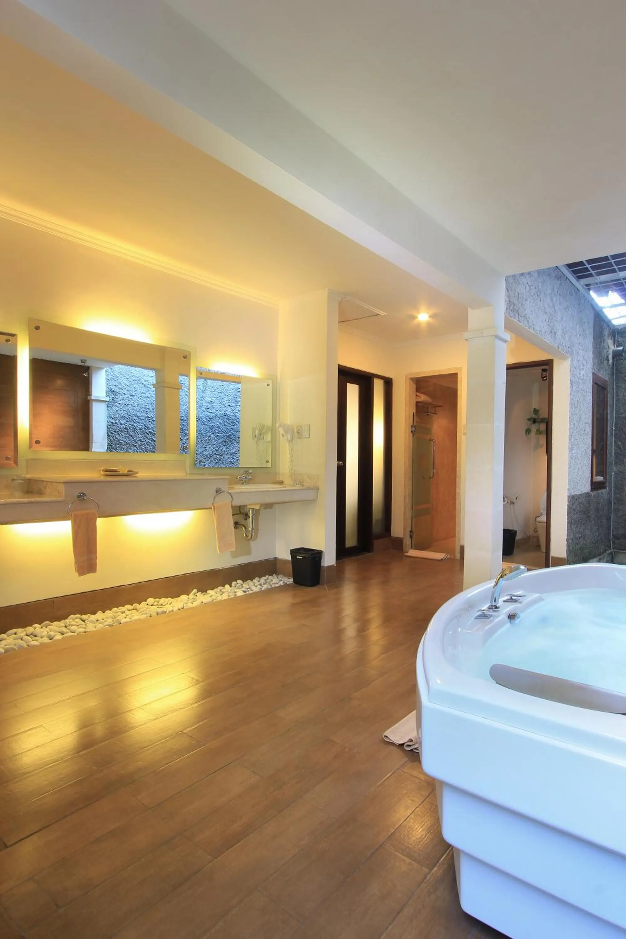 Bed in The Lagoon Bali Pool Hotel and Suites