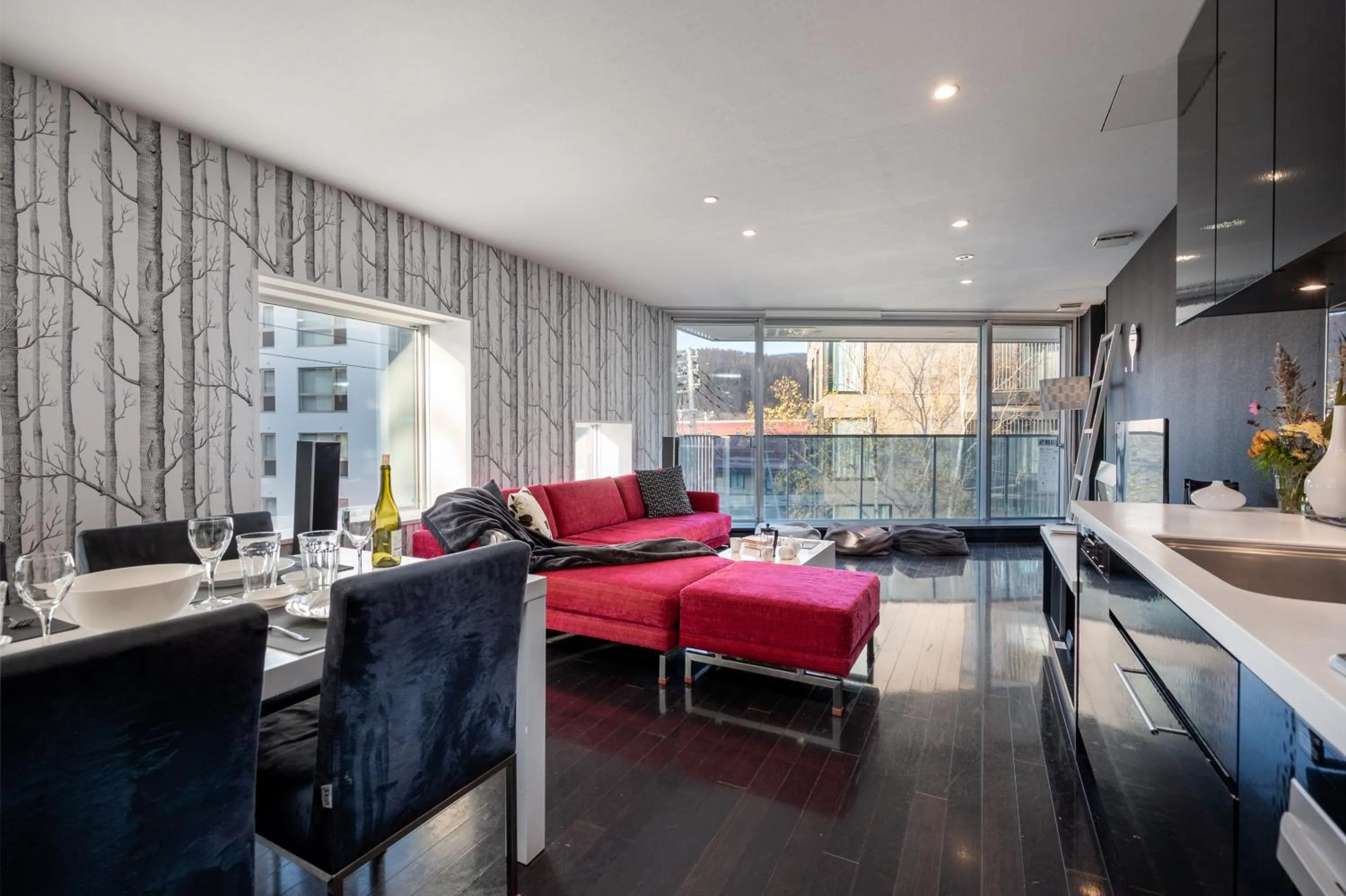 Living room in Kira Kira Suites by H2 Life