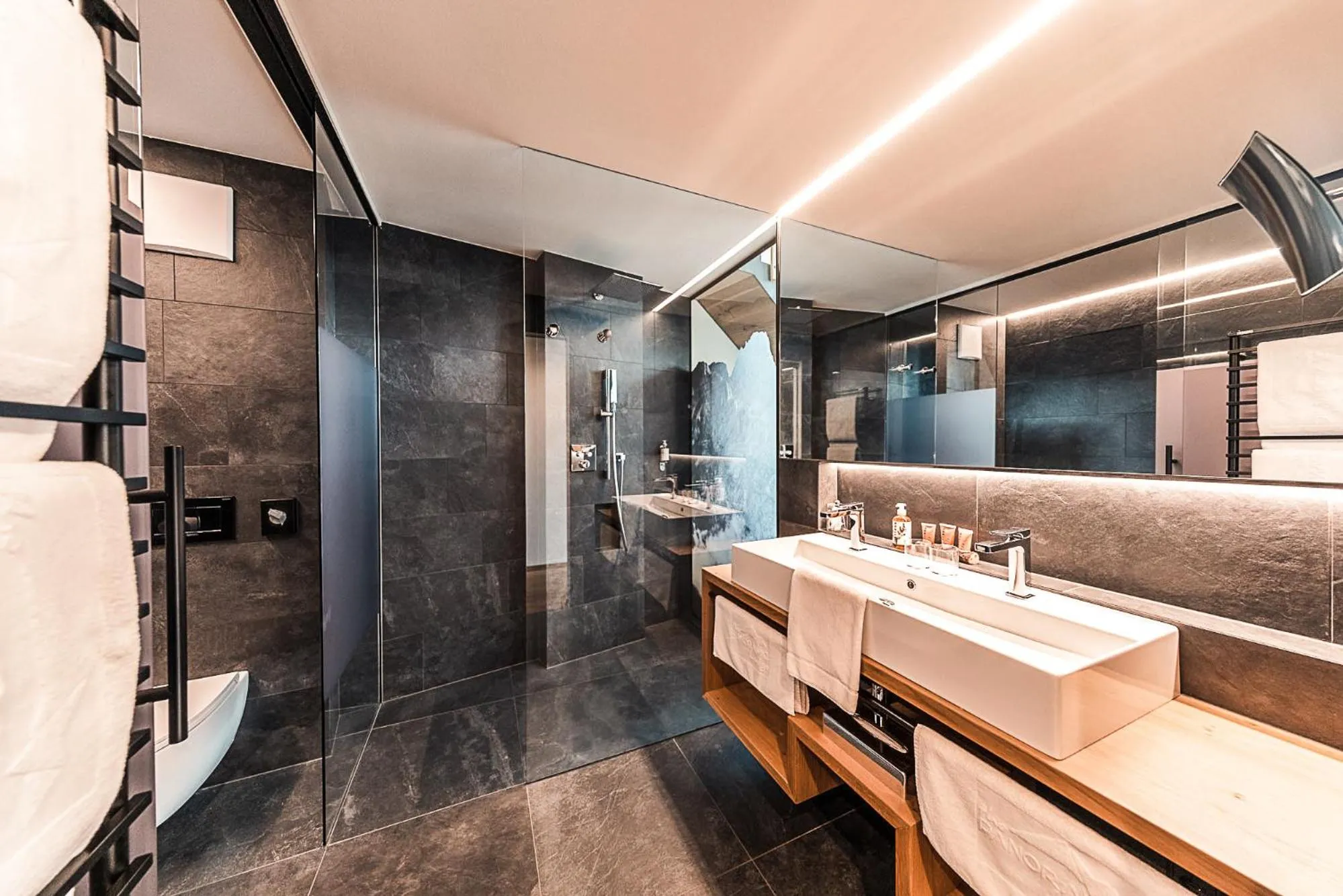 Bathroom in Hotel Panoramic Lotsch