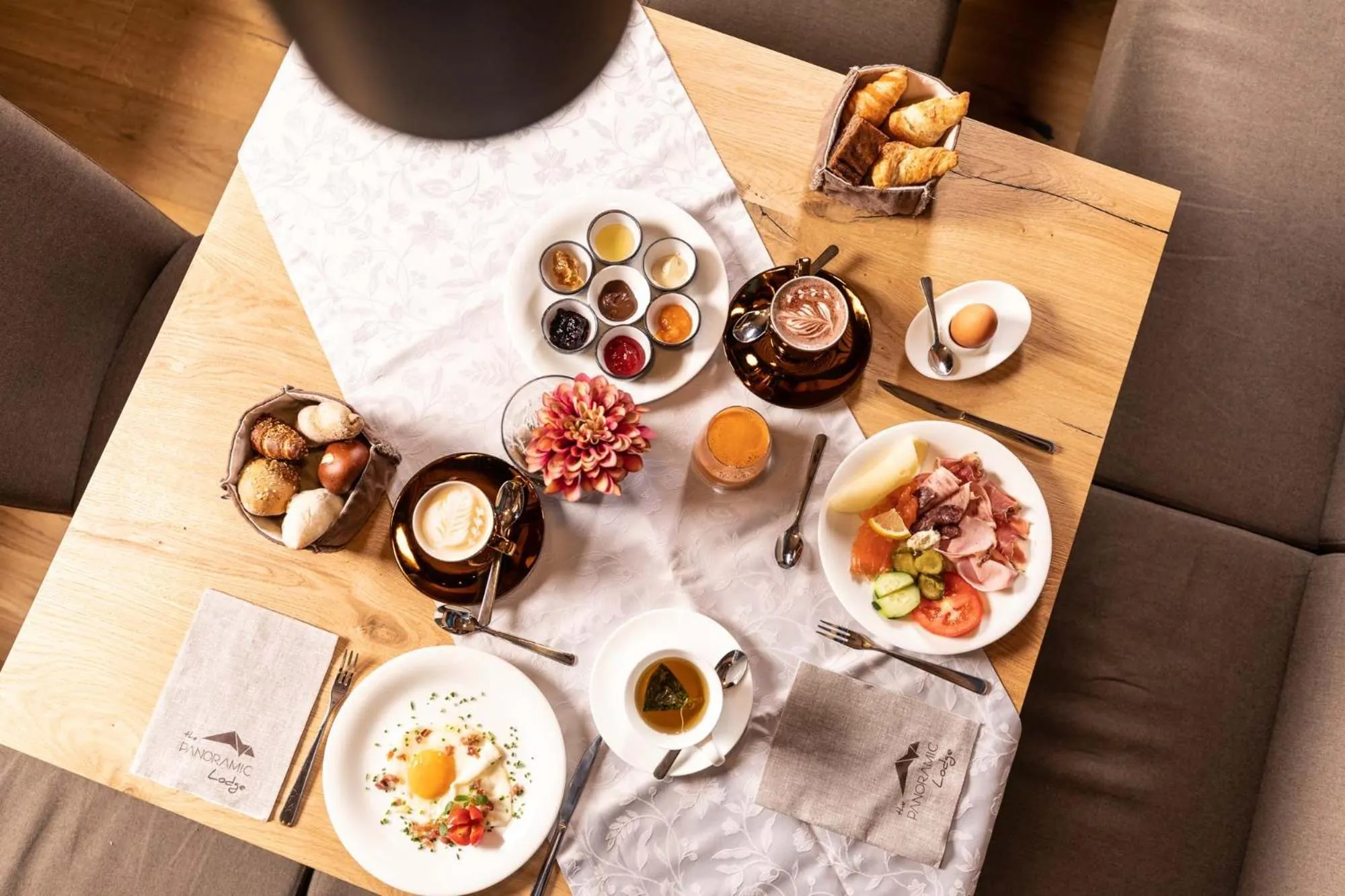 Continental breakfast in Hotel Panoramic Lotsch