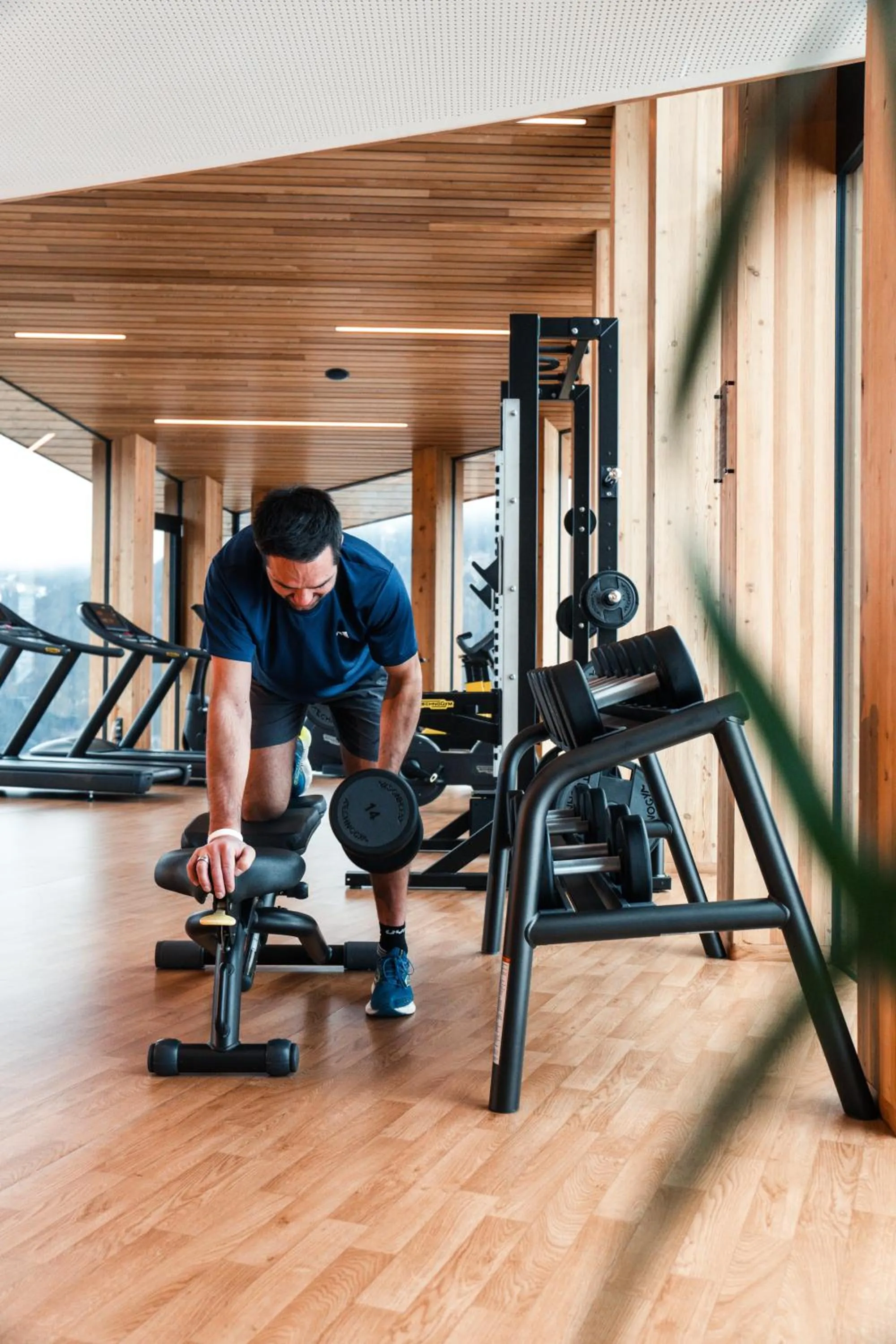 Fitness centre/facilities in Hotel Panoramic Lotsch
