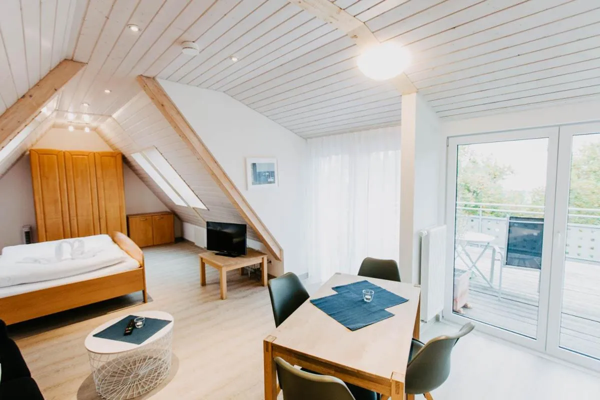 Bed in Strandpension Mäder