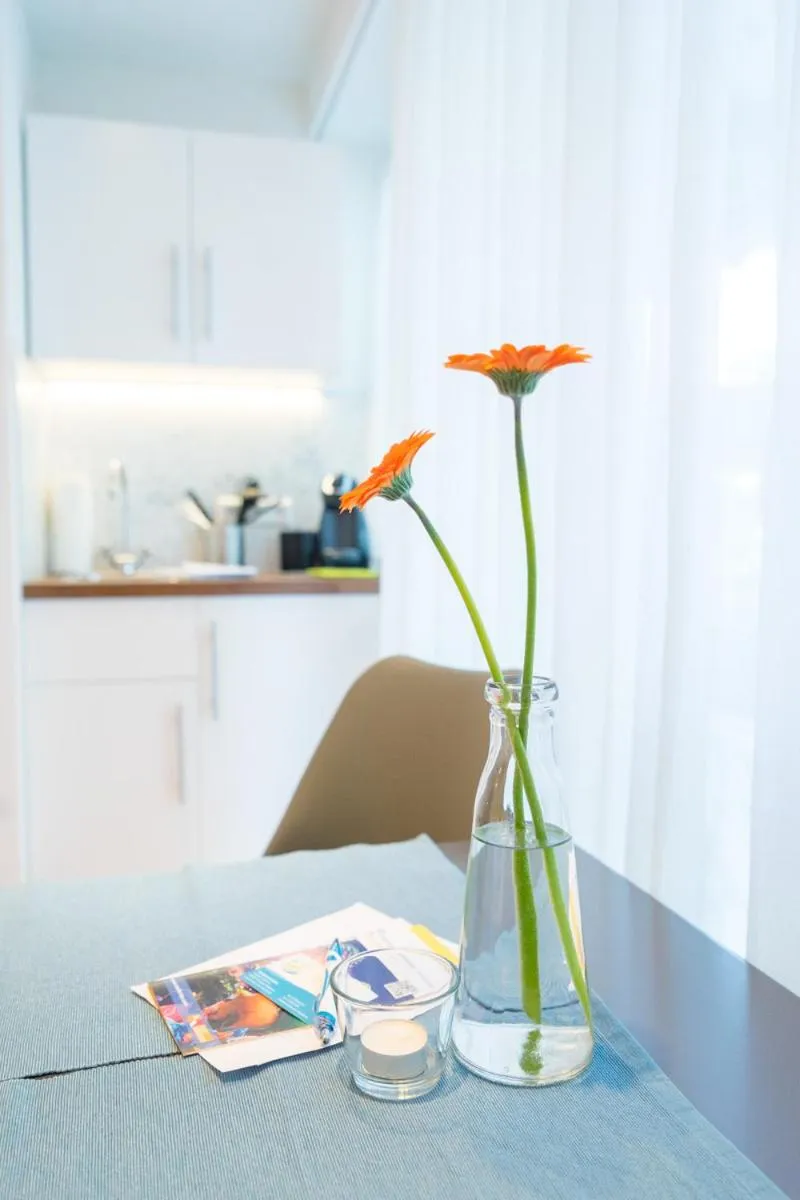 Kitchen or kitchenette in Strandpension Mäder