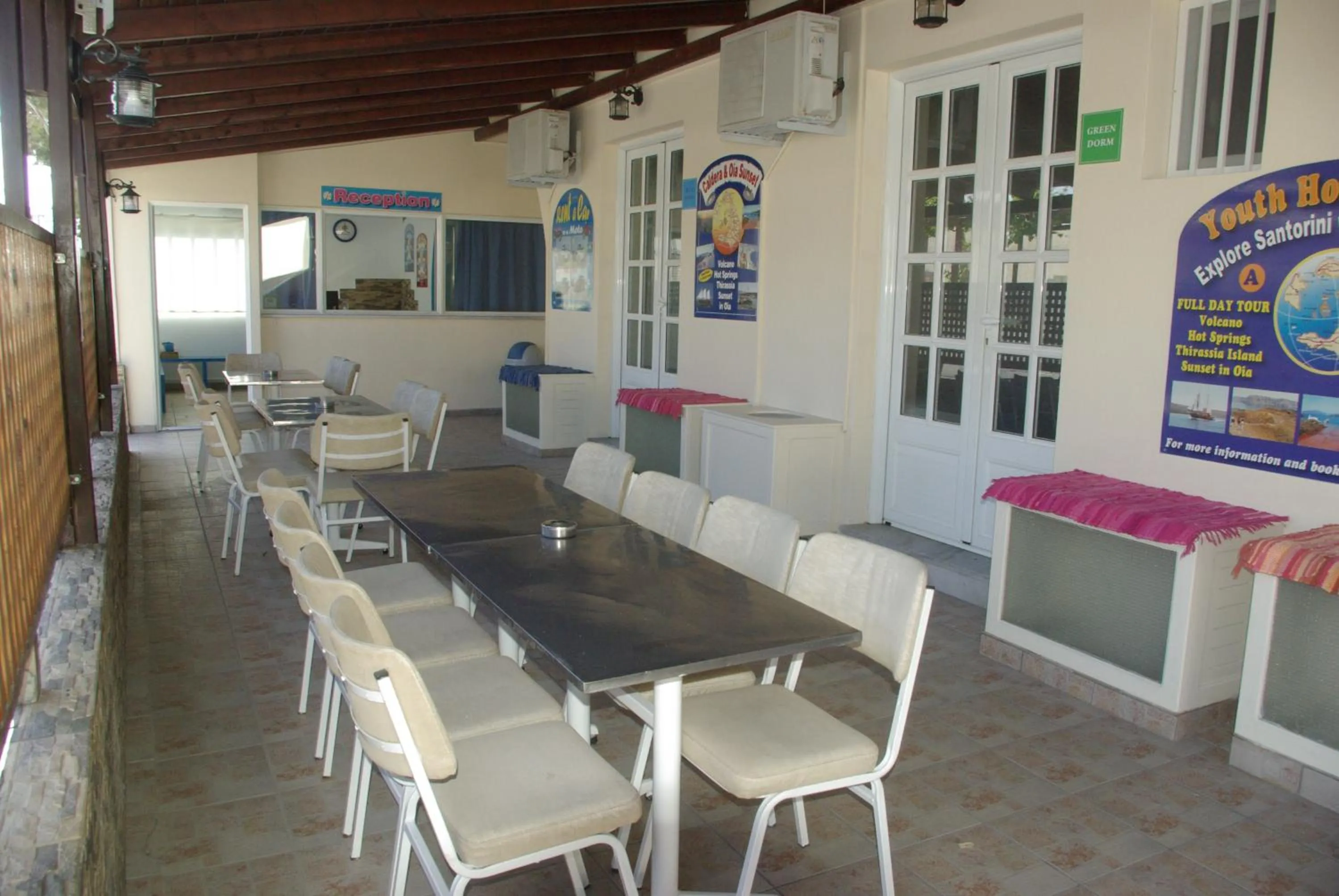 Balcony/Terrace in Youth hostel Anna