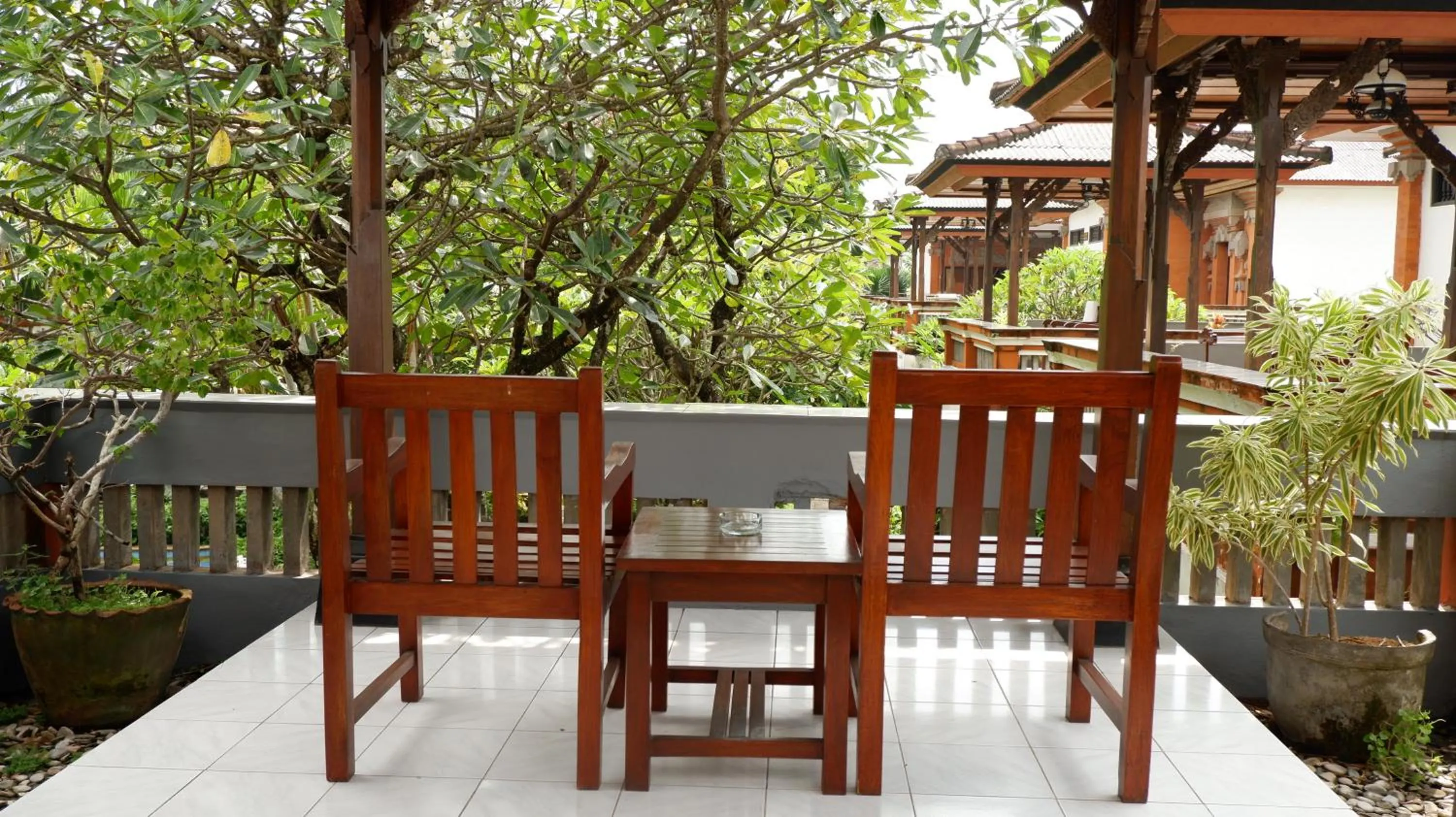 Balcony/Terrace in Swastika Bungalows