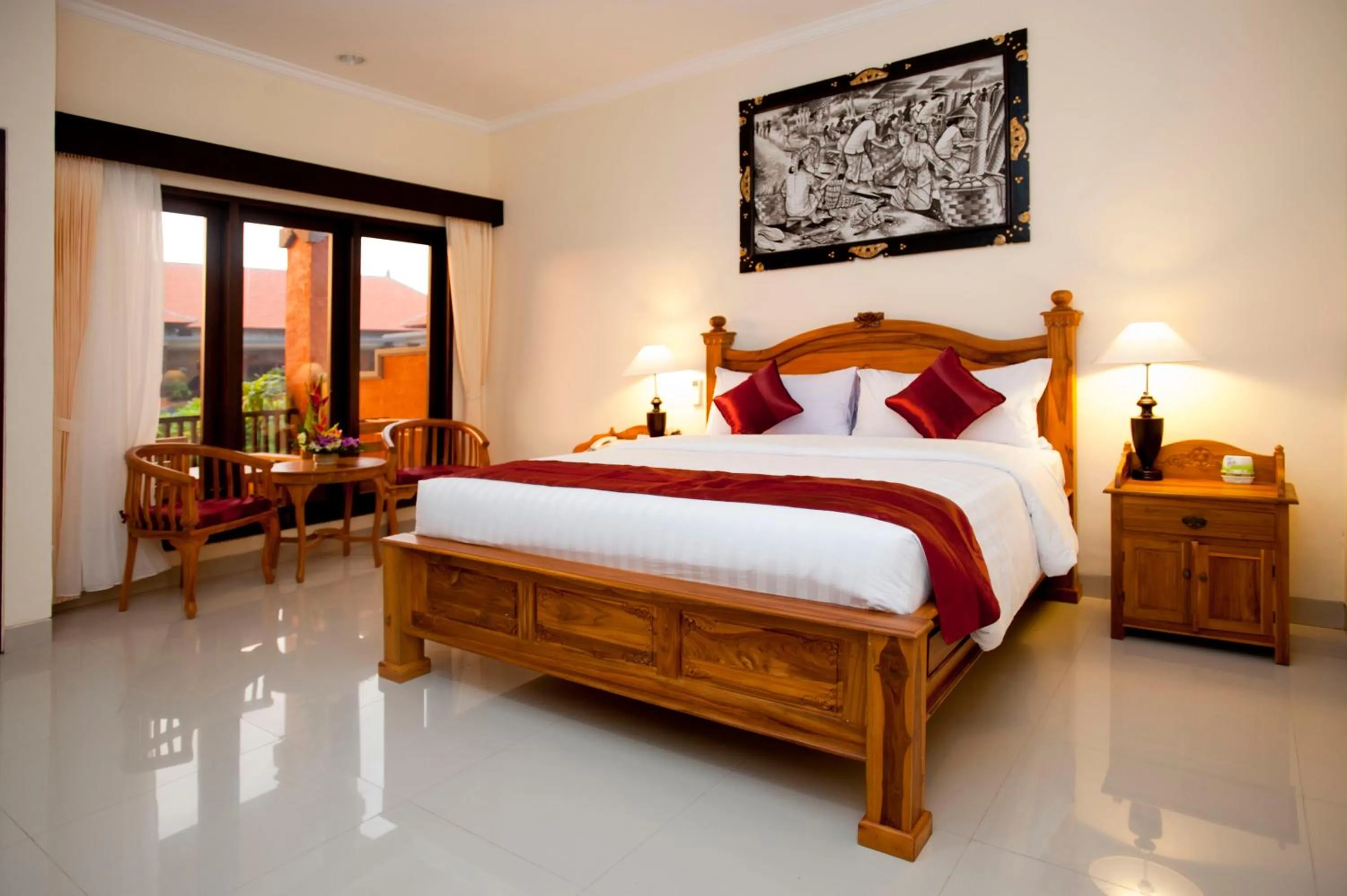 Bed in Swastika Bungalows