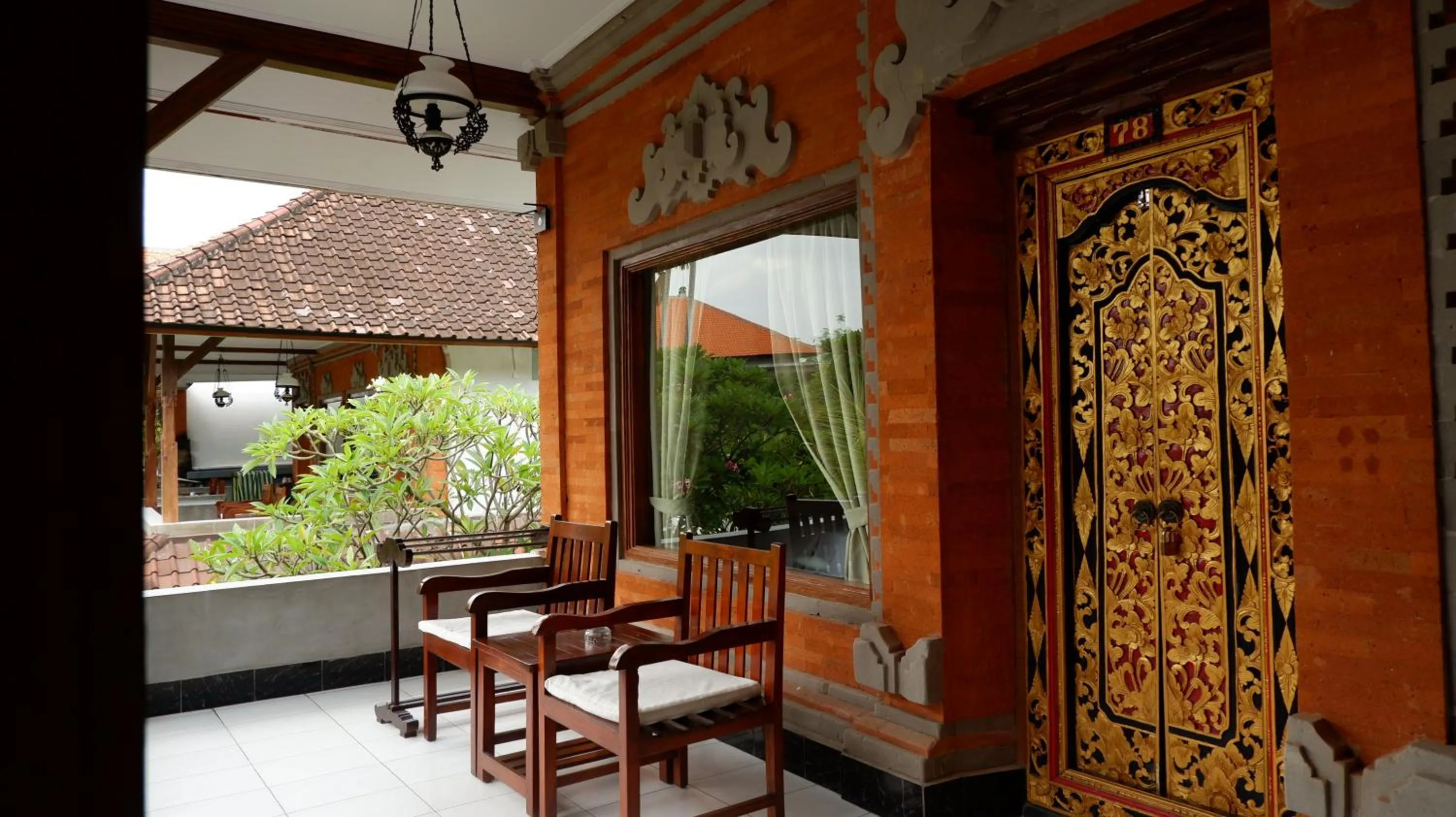 Balcony/Terrace in Swastika Bungalows