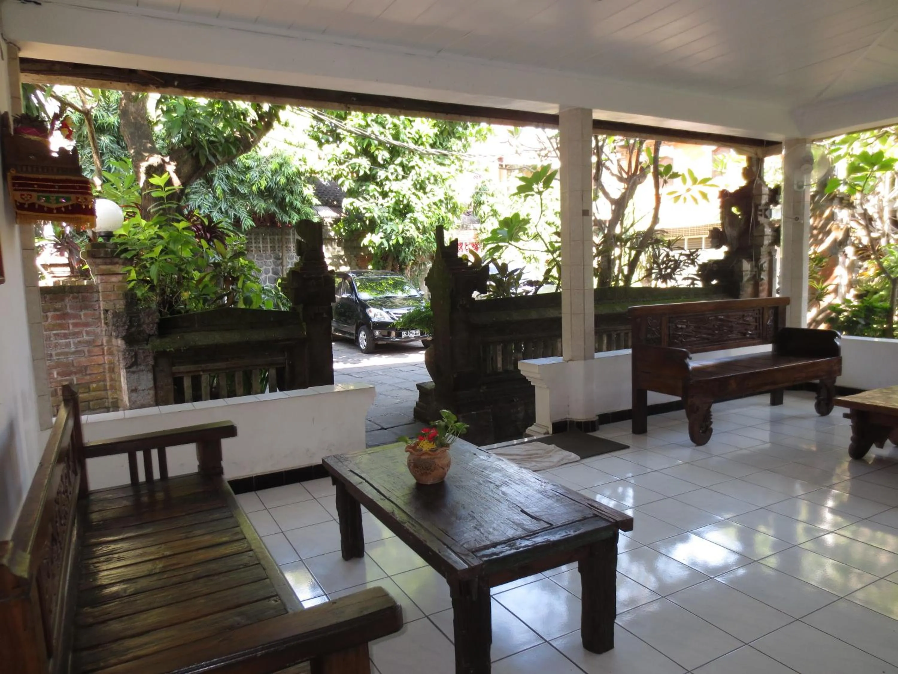 Lobby or reception in Swastika Bungalows