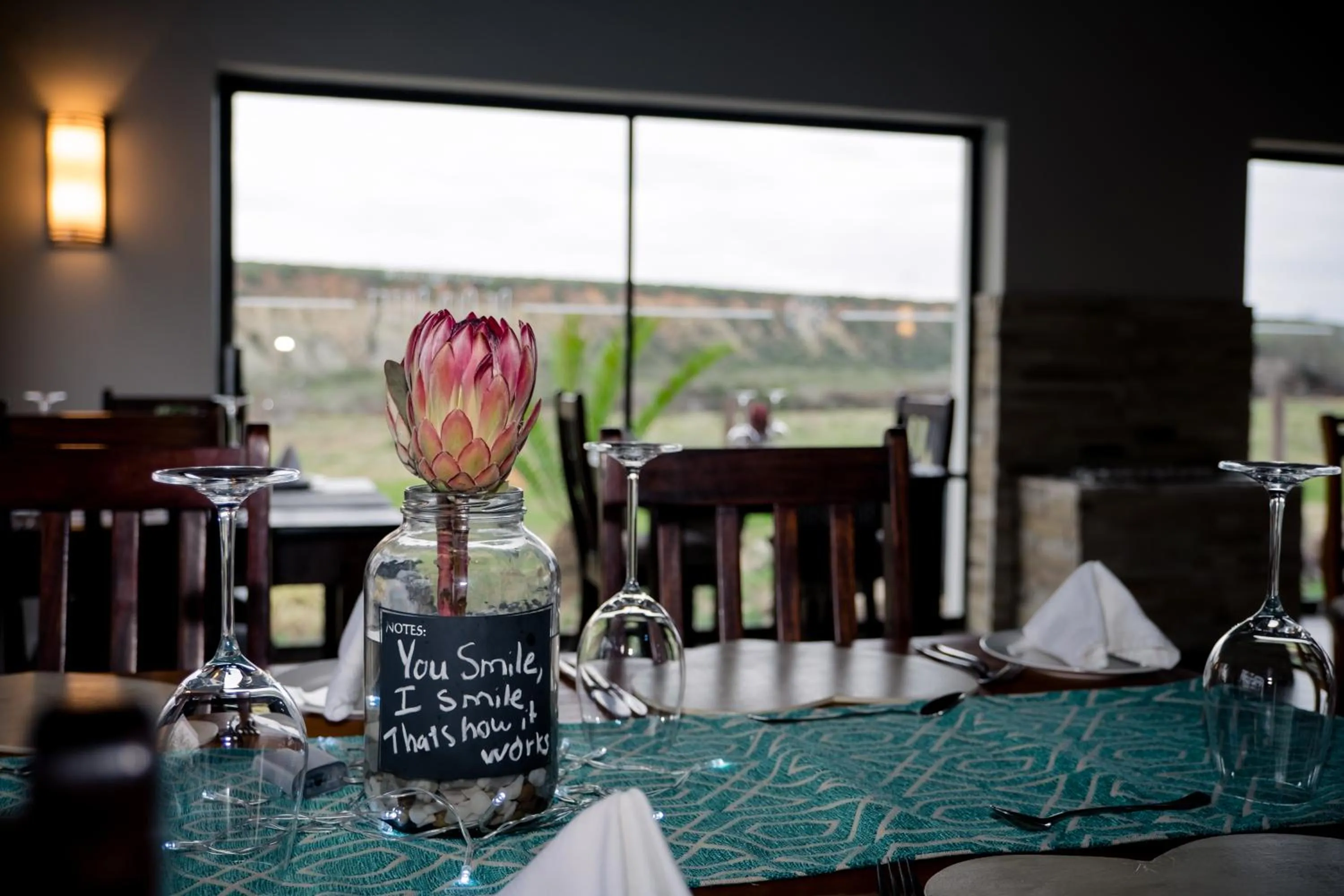 Decorative detail in De Old Drift Guest Farm