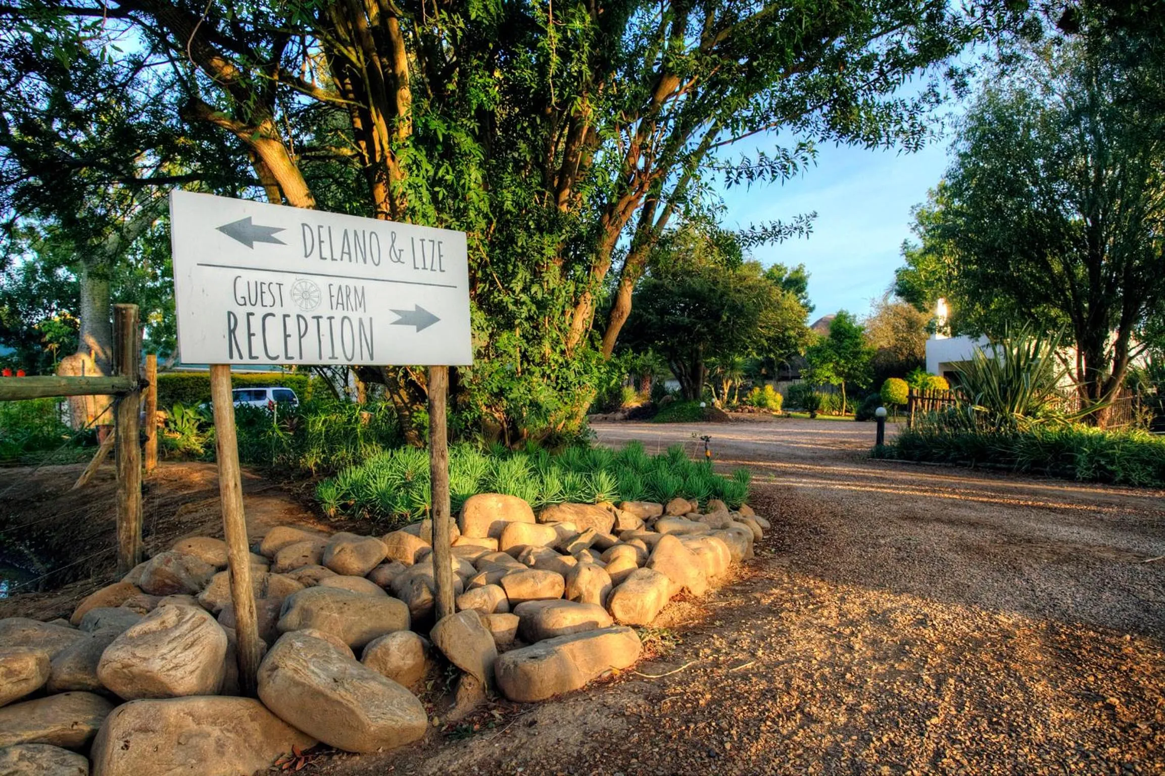 Garden in De Old Drift Guest Farm