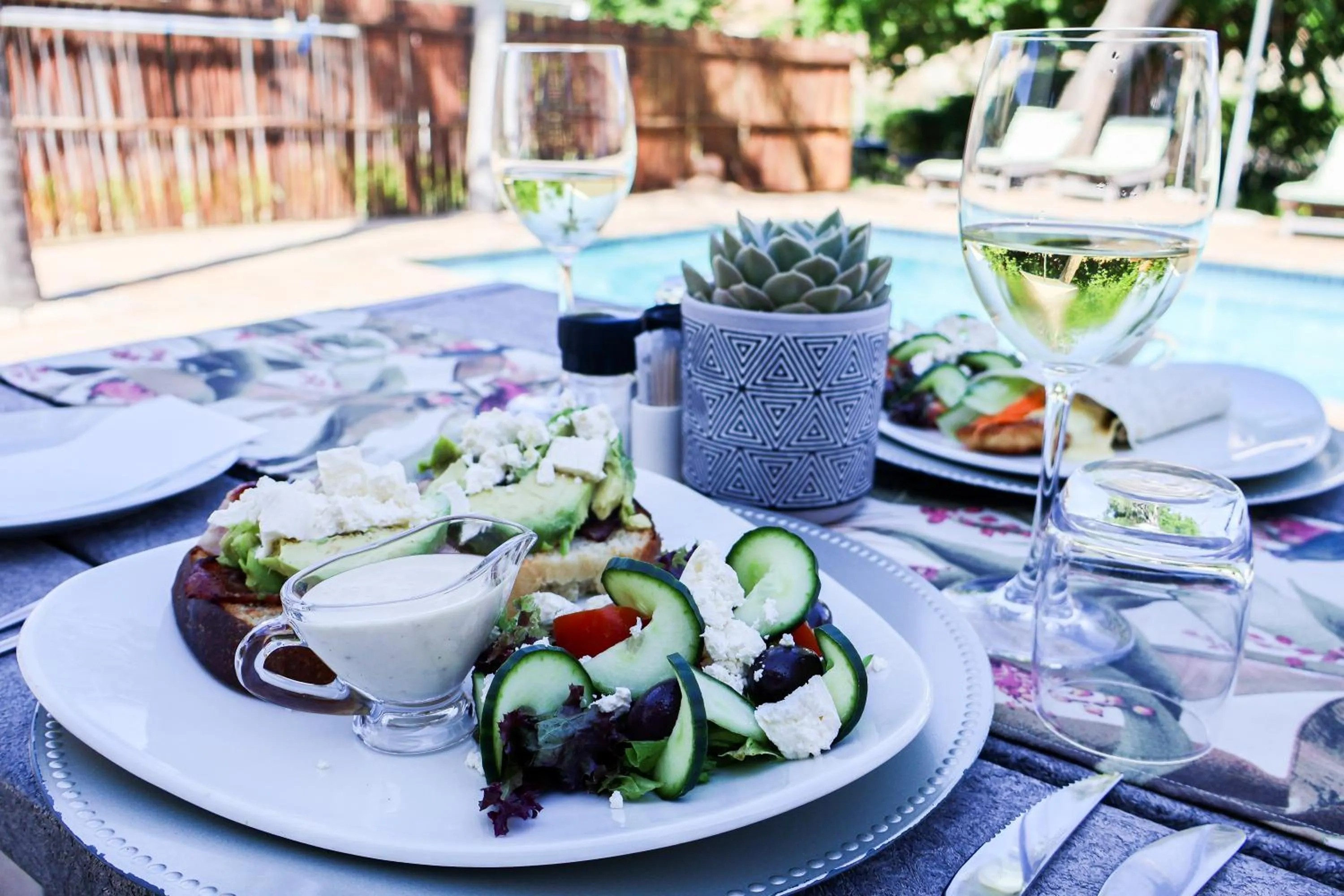 Lunch in De Old Drift Guest Farm