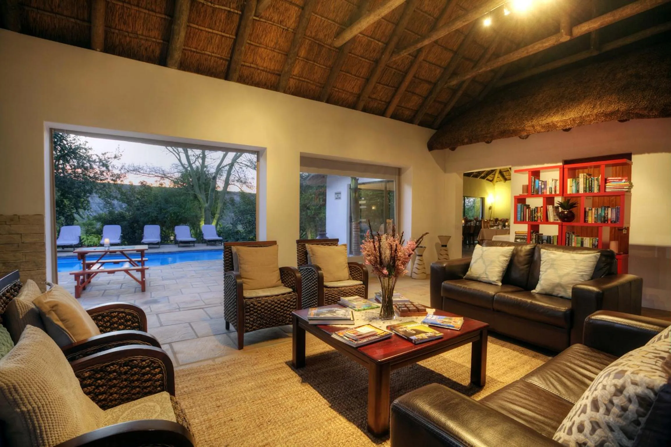 Lounge or bar in De Old Drift Guest Farm