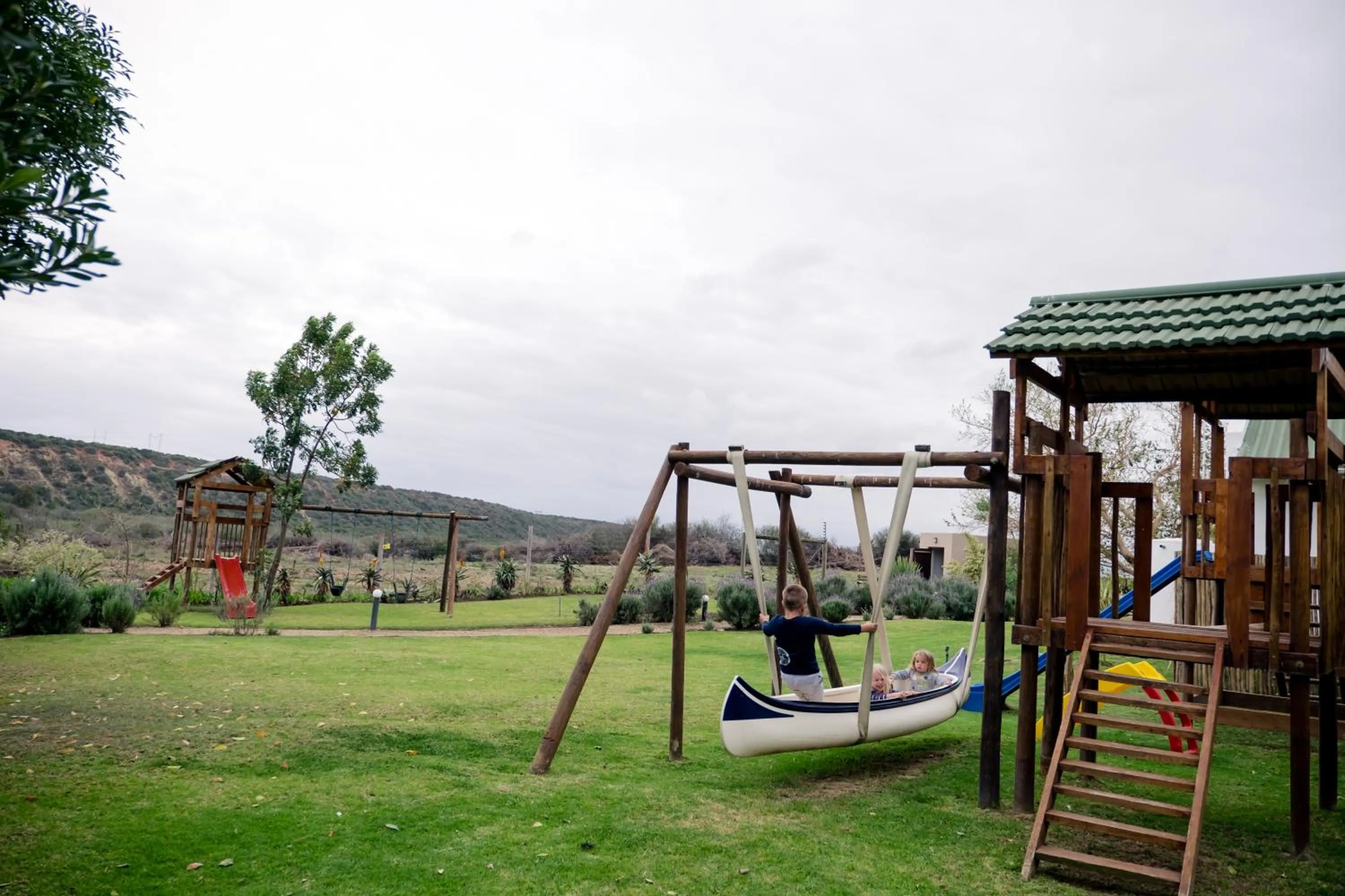 Children play ground in De Old Drift Guest Farm