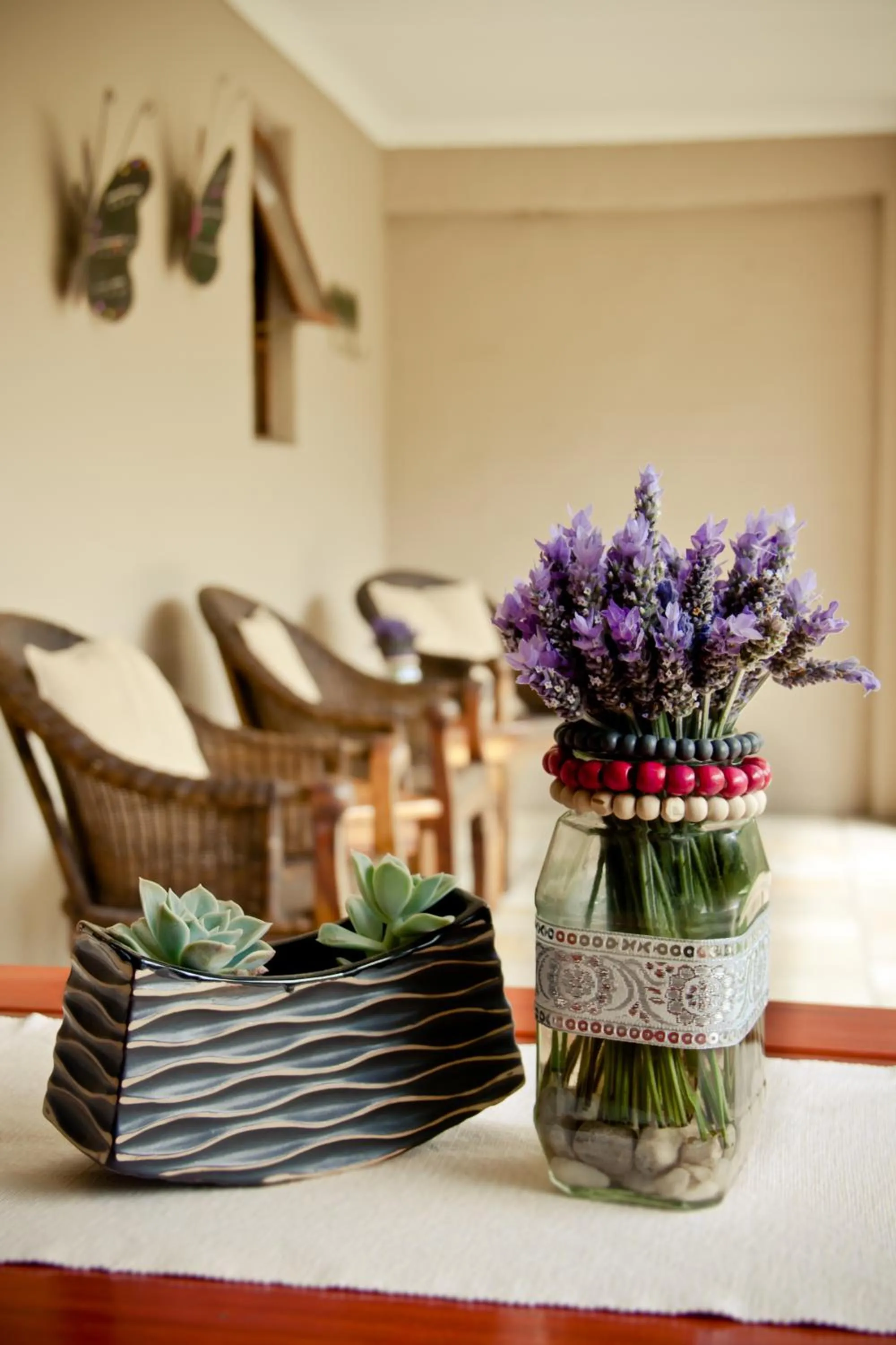 Decorative detail in De Old Drift Guest Farm