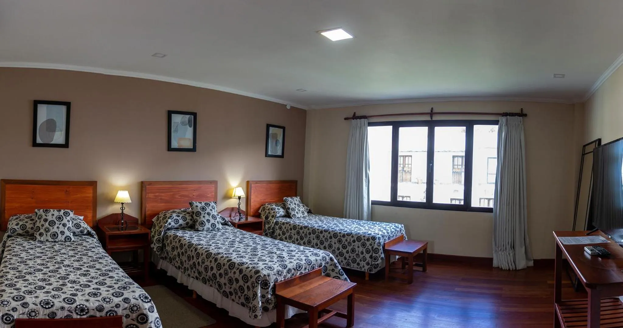 Bed in Hotel Los Sauces