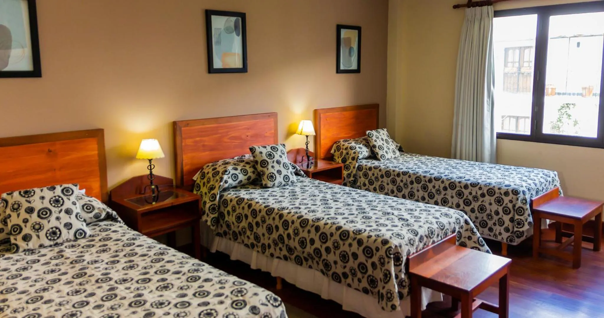 Bed in Hotel Los Sauces